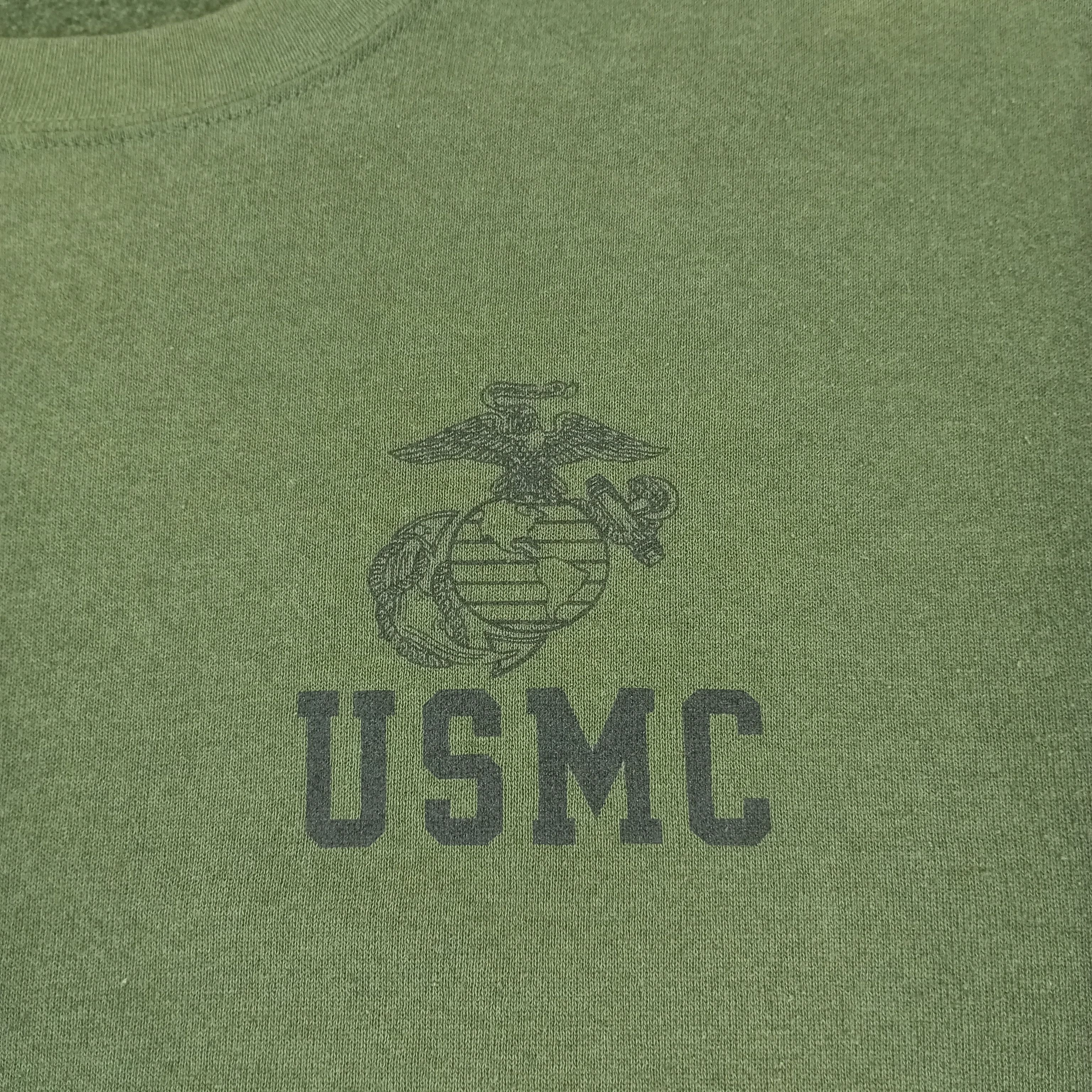 Vintage USMC Sweatshirt Army Military Streetwear Style Size US L / EU 52-54 / 3 - 2 Thumbnail