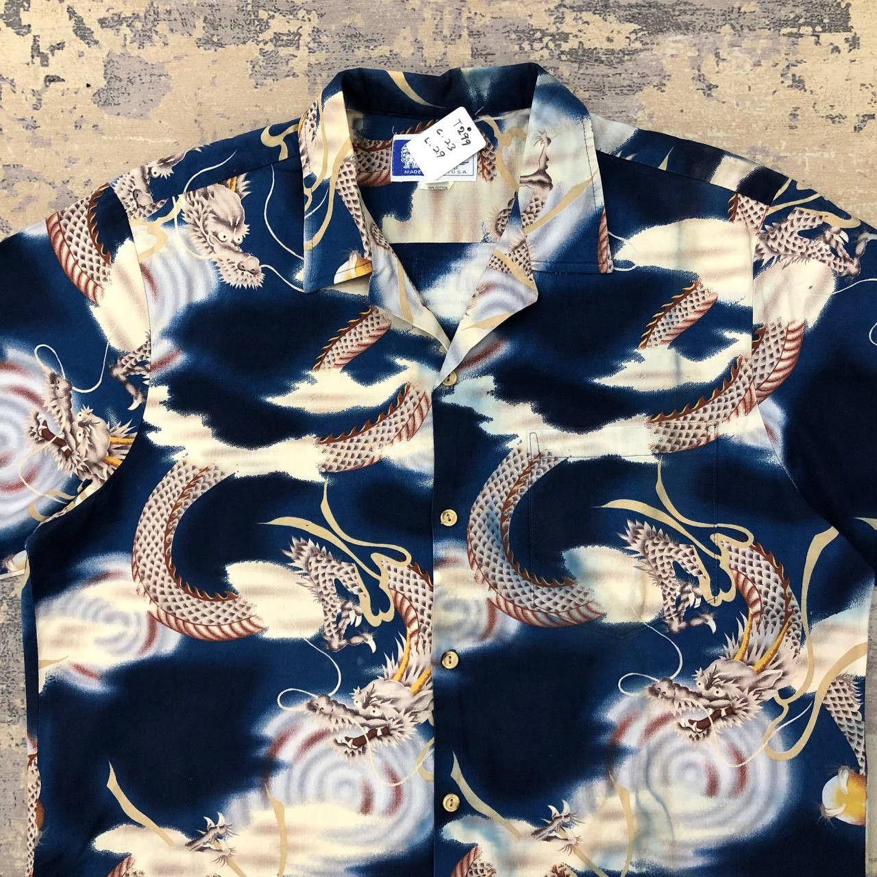 Other T299 STYLED BY RJC SUKAJAN DRAGON YAKUZA BOWLING SHIRTS Size US L / EU 52-54 / 3 - 4 Thumbnail