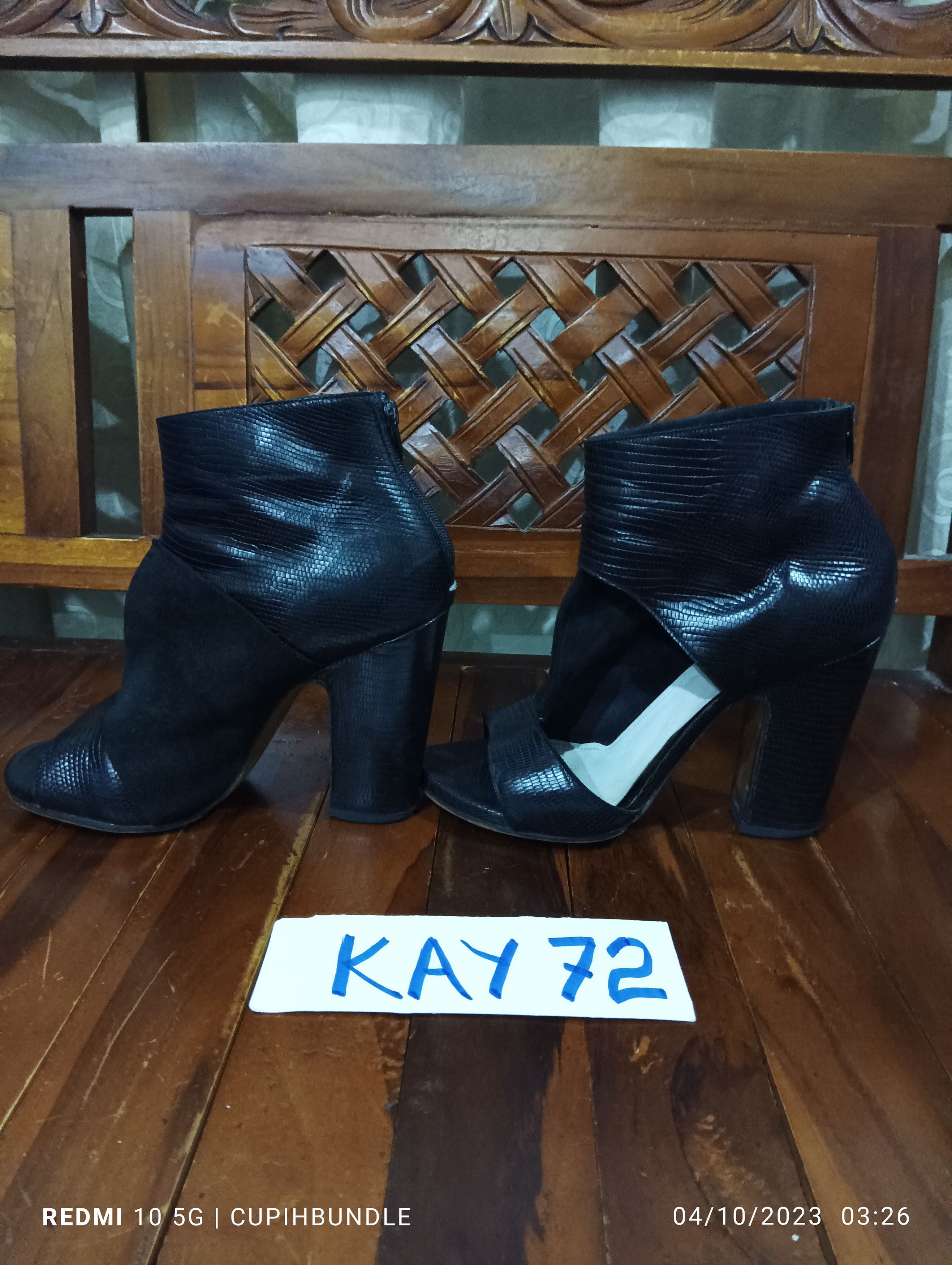 Maison Margiela MAISON MARTIN MARGIELA LEATHER HEEL SANDAL Size US 8 / IT 38 - 2 Thumbnail
