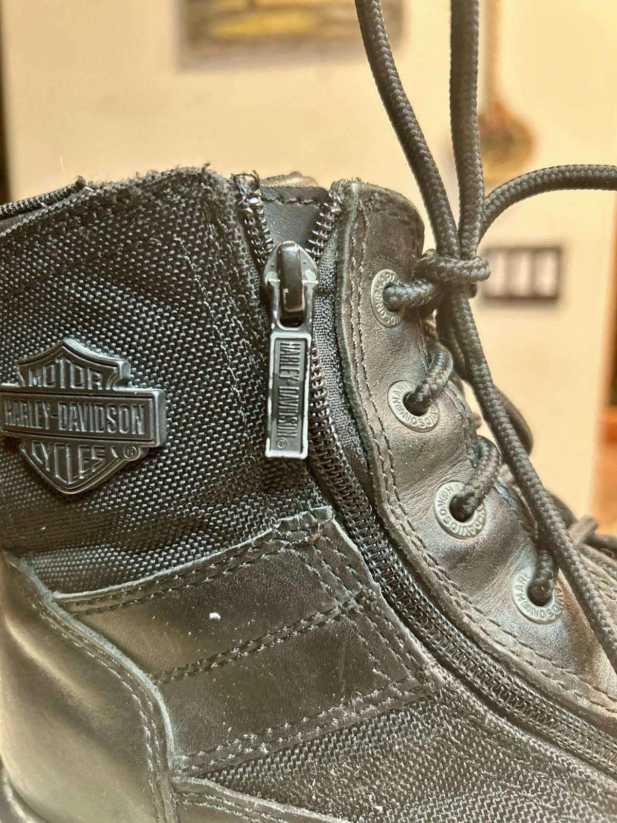 Harley Davidson Harley-Davidson Hagerman Men’s Motorcycle Boots Leather 10M Size US 10 / EU 43 - 6 Thumbnail