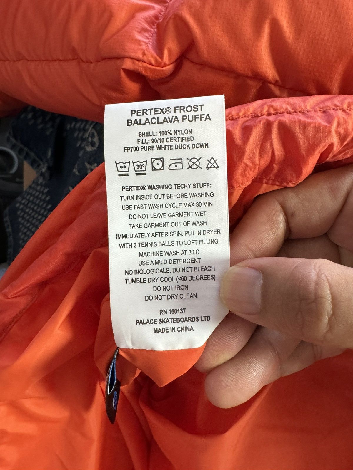 Palace Pertex Frost Balaclava Puffa Jacket Size US L / EU 52-54 / 3 - 8 Thumbnail