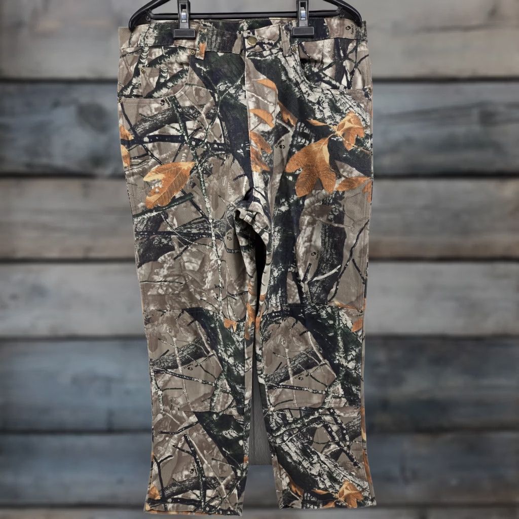 Wrangler VINTAGE Wrangler Fusion 3D Forest Camo Jeans Pants Mens 36x30 Double Knee Hunting Denim 5-Pocket Regular Straight Size US 36 / EU 52 - 1 Thumbnail
