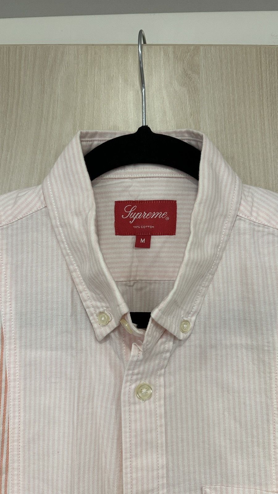 Supreme Supreme Oxford shirt size Medium SS18 Size US M / EU 48-50 / 2 - 4 Thumbnail