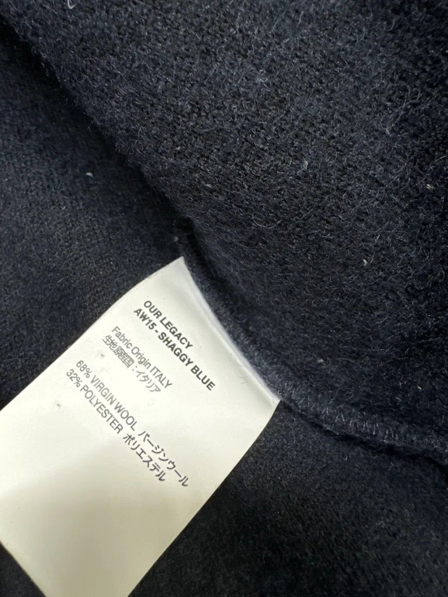 Our Legacy AW2015 Our Legacy Wool Shaggy Navy Zip-Up Sweater Size US M / EU 48-50 / 2 - 7 Thumbnail