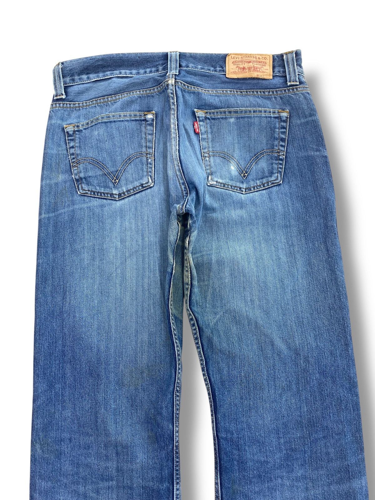 Levi's Levi’s Vintage 506 Whiskers Faded Wash Style Loose Jeans Size US 34 / EU 50 - 4 Thumbnail