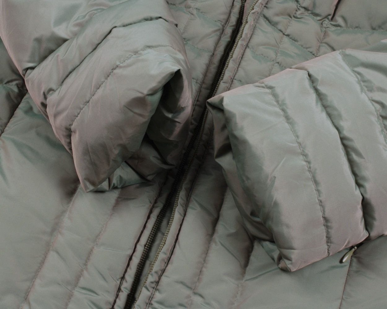 Designer × Moncler × Vintage MONCLER Vintage Silver Logo Kids Girl Womens Long Jacket Size XS / US 0-2 / IT 36-38 - 11 Thumbnail