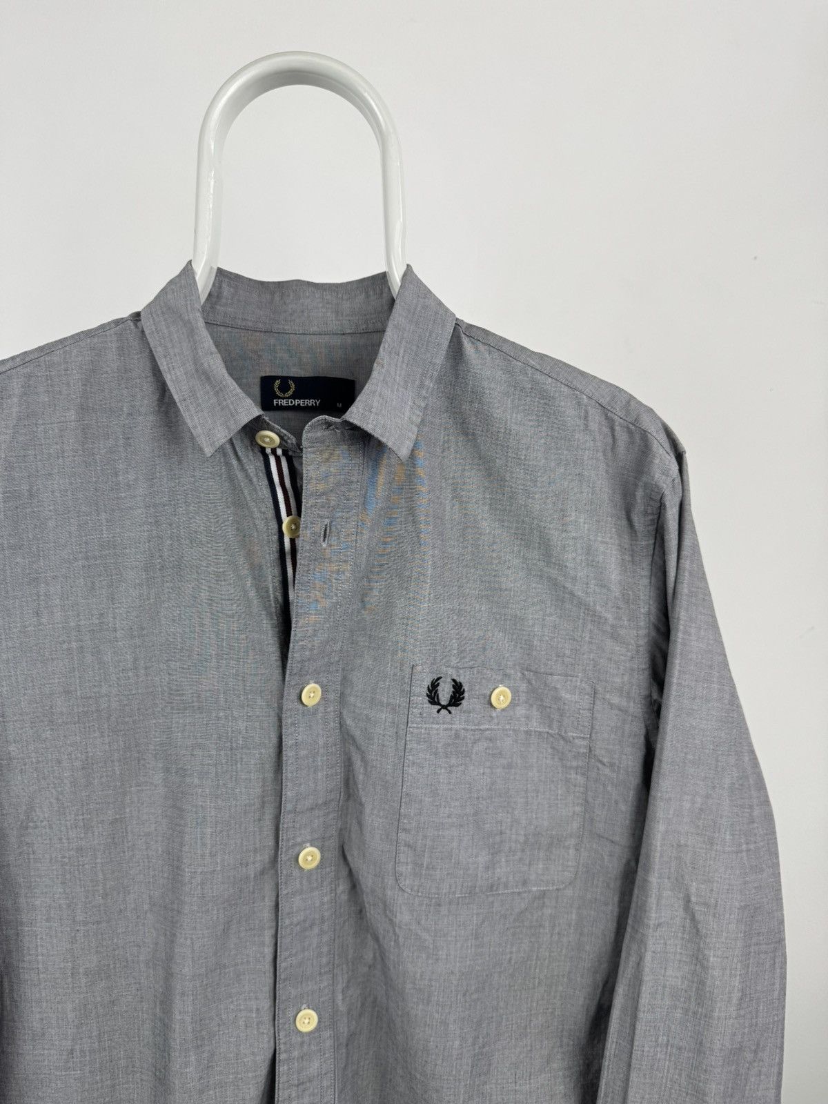 Fred Perry Fred Perry Long Sleeve Shirt Size US M / EU 48-50 / 2 - 2 Thumbnail