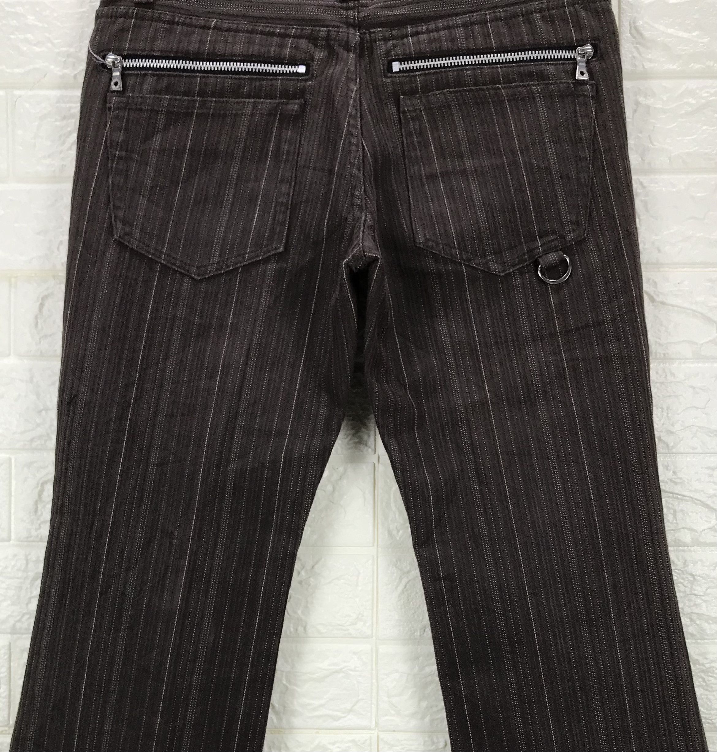 semanticdesign Semantic Design Striped Flare Jeans Bell Bottom Denim Size US 31 - 7 Thumbnail