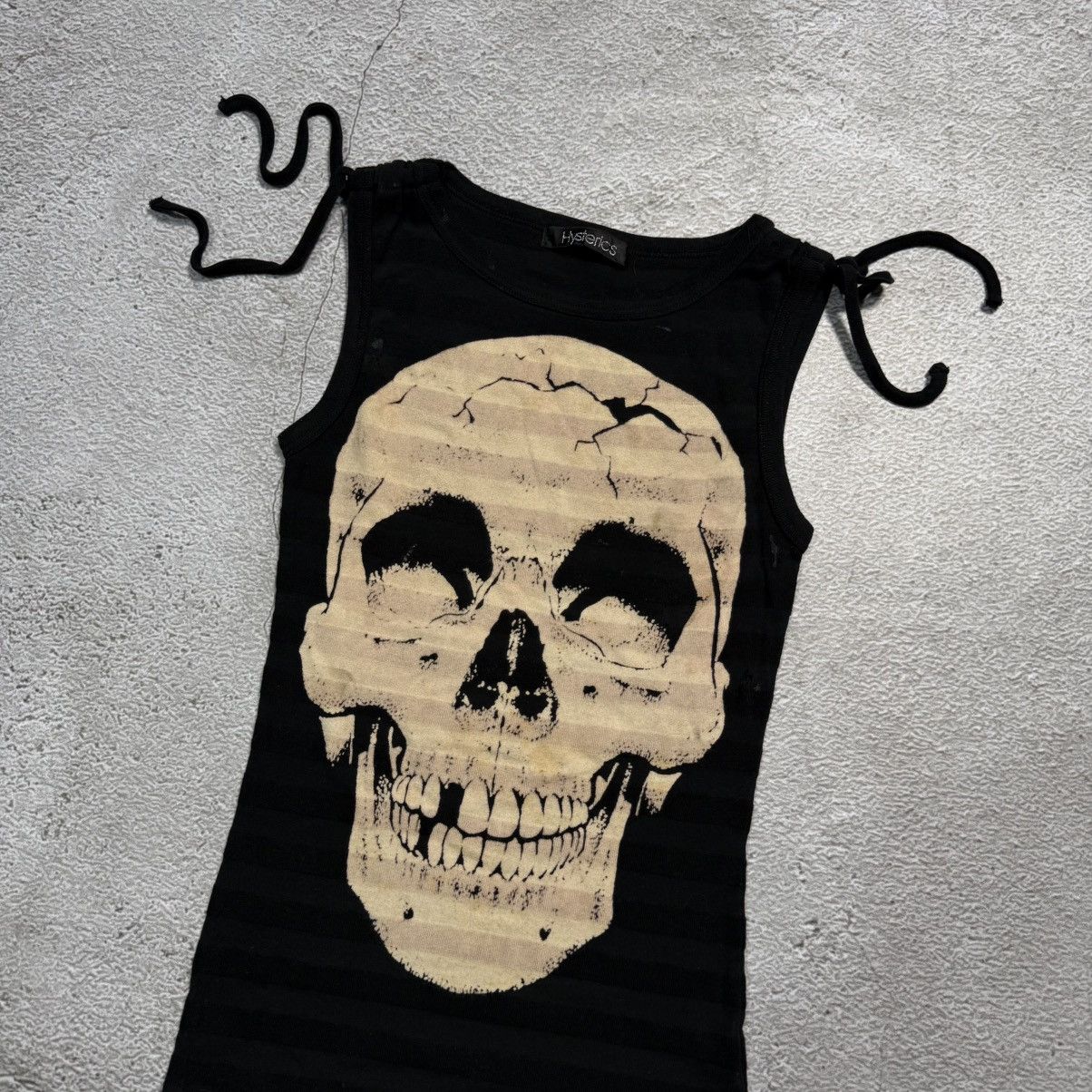 Hysteric Glamour Hysteric Glamour Big Skull Tank Tops Size S / US 4 / IT 40 - 2 Thumbnail