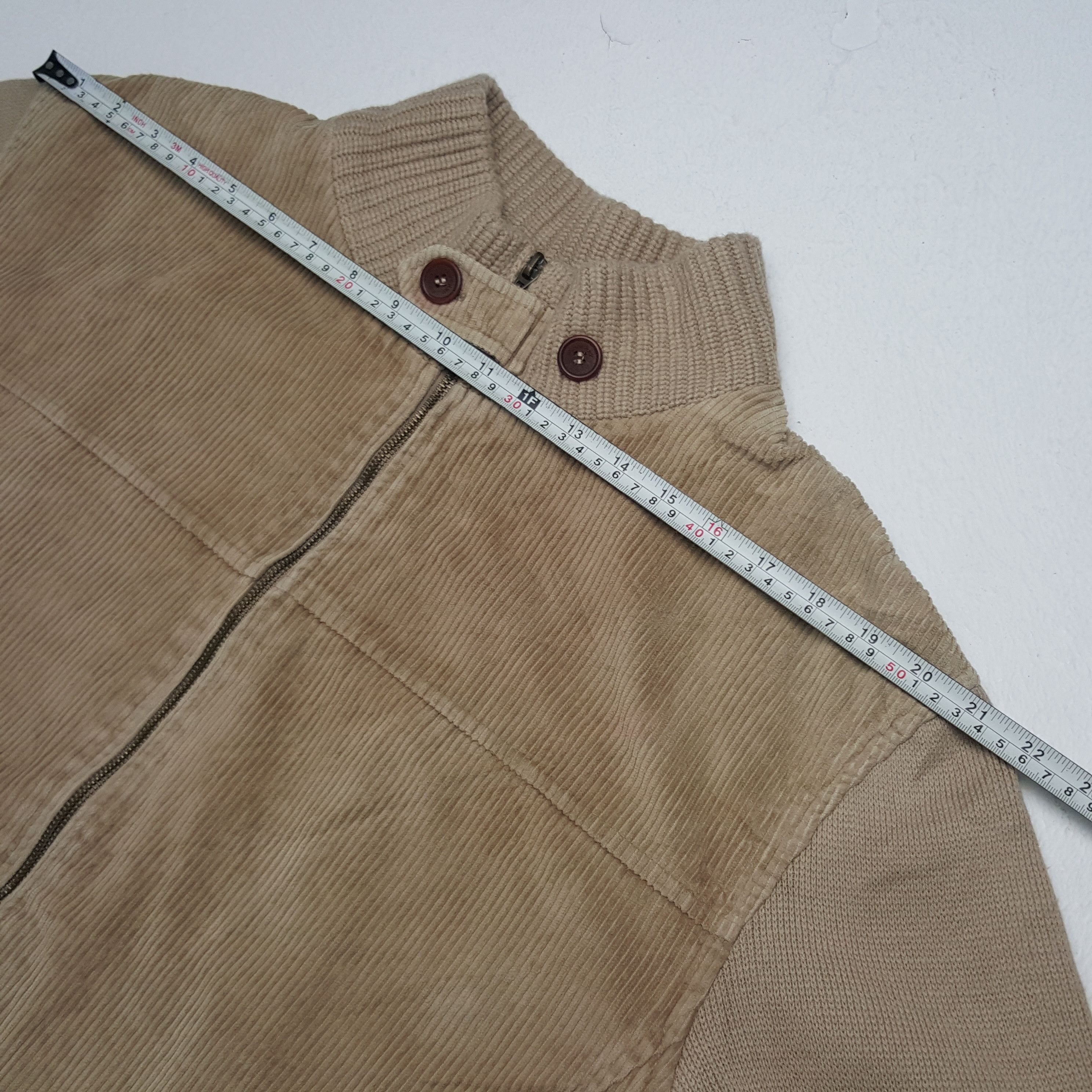 Burberry × Vintage Vintage Burberry London Custon Art Logo Wool Corduroy Jacket Size US XL / EU 56 / 4 - 7 Thumbnail