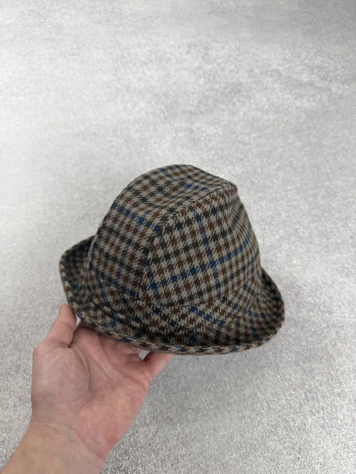 Harrods Vintage Shandon Harrods Fedora Wool Bucket Hat Size 56 Size ONE SIZE - 3 Thumbnail
