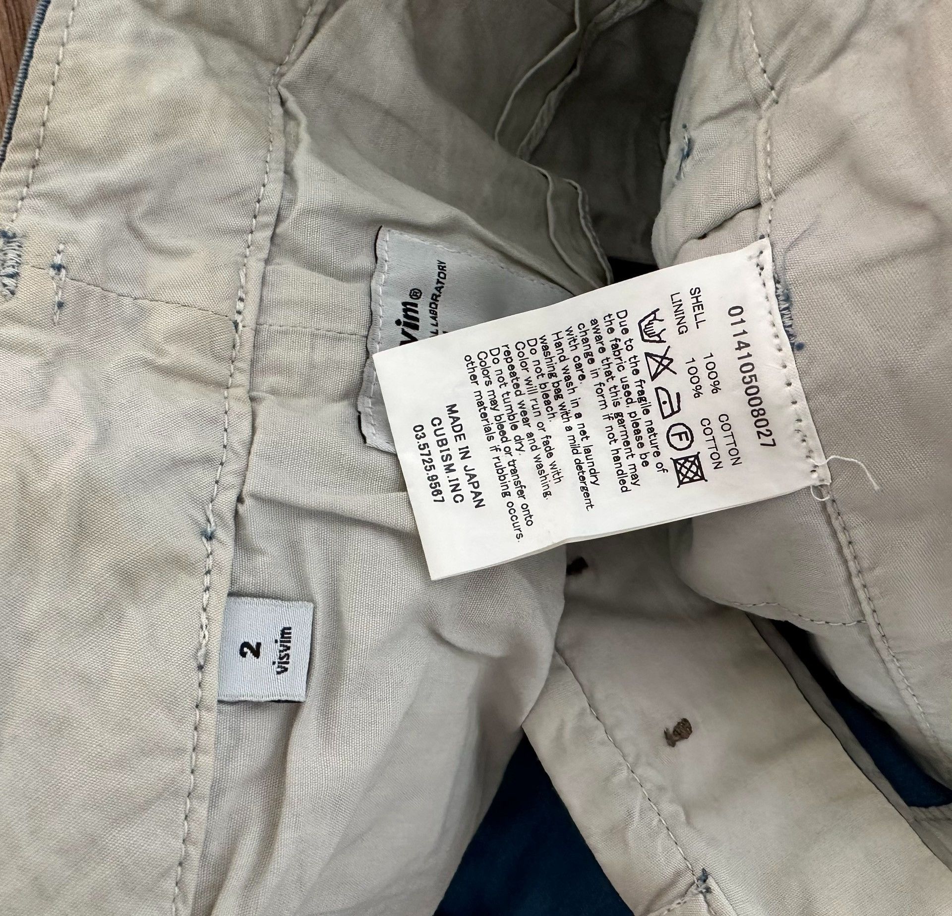 Visvim VISVIM HIGH WATER CHINO Cropped Pants Size 2 Size US 26 / EU 42 - 2 Thumbnail