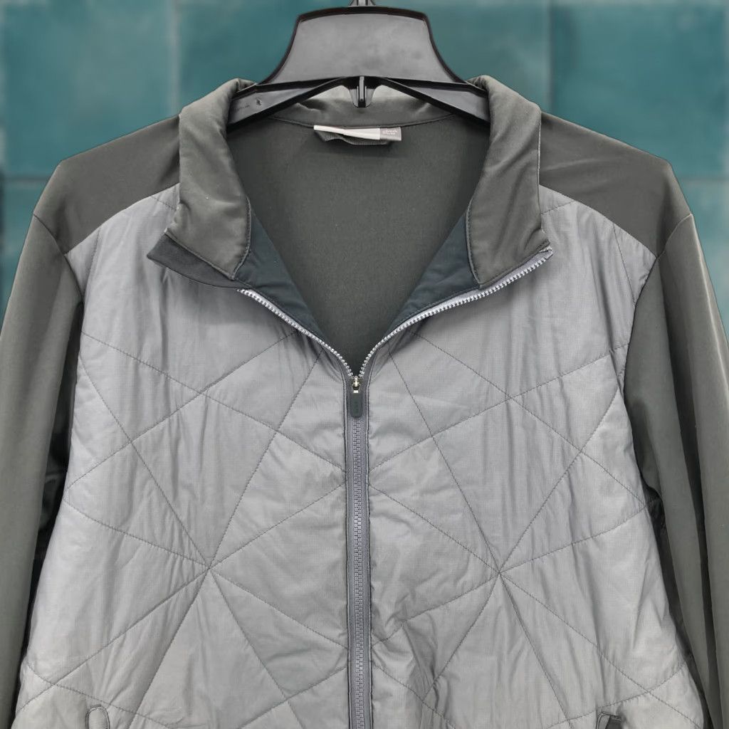 KJUS KJUS Jacket Mens Medium 50 Gray Retention Quilted Golf Performance Full Zip Mens Jacket Size US M / EU 48-50 / 2 - 1 Thumbnail
