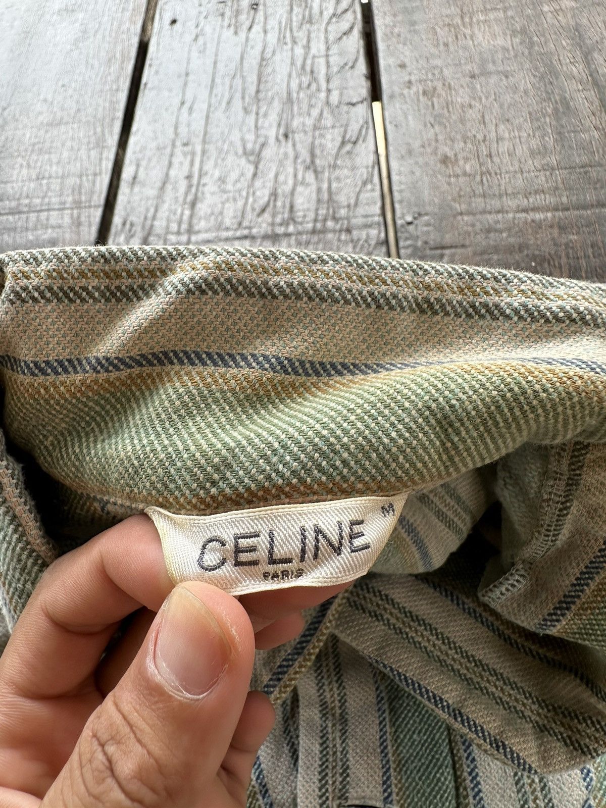 Celine × Vintage Vintage Celine long sleeve Size US M / EU 48-50 / 2 - 9 Thumbnail