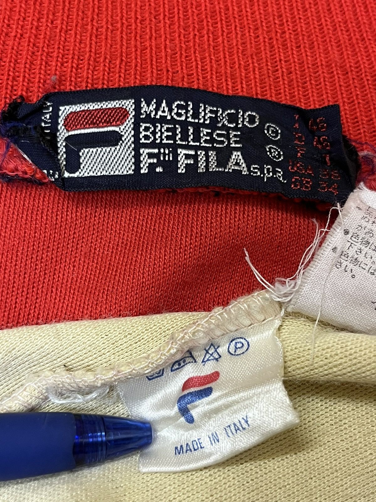 Fila RARE🔥VINTAGE 80s FILA ‘MAGLIFICIO BIELLESE’ TRACK TOP Size US S / EU 44-46 / 1 - 13 Thumbnail