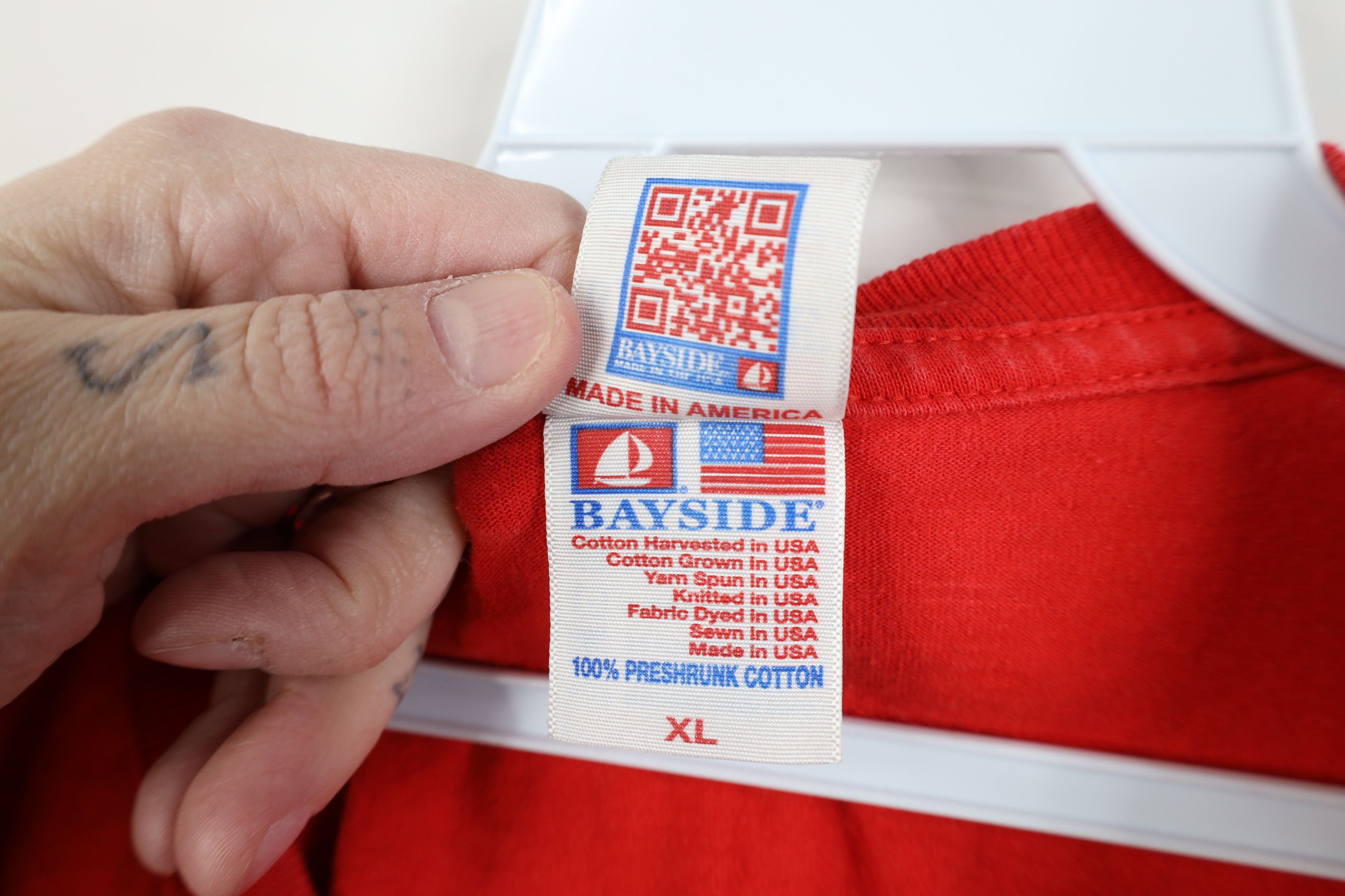 Vintage Vintage Y2K Union Made Assembly Complex T-Shirt Red USA Size US XL / EU 56 / 4 - 10 Thumbnail