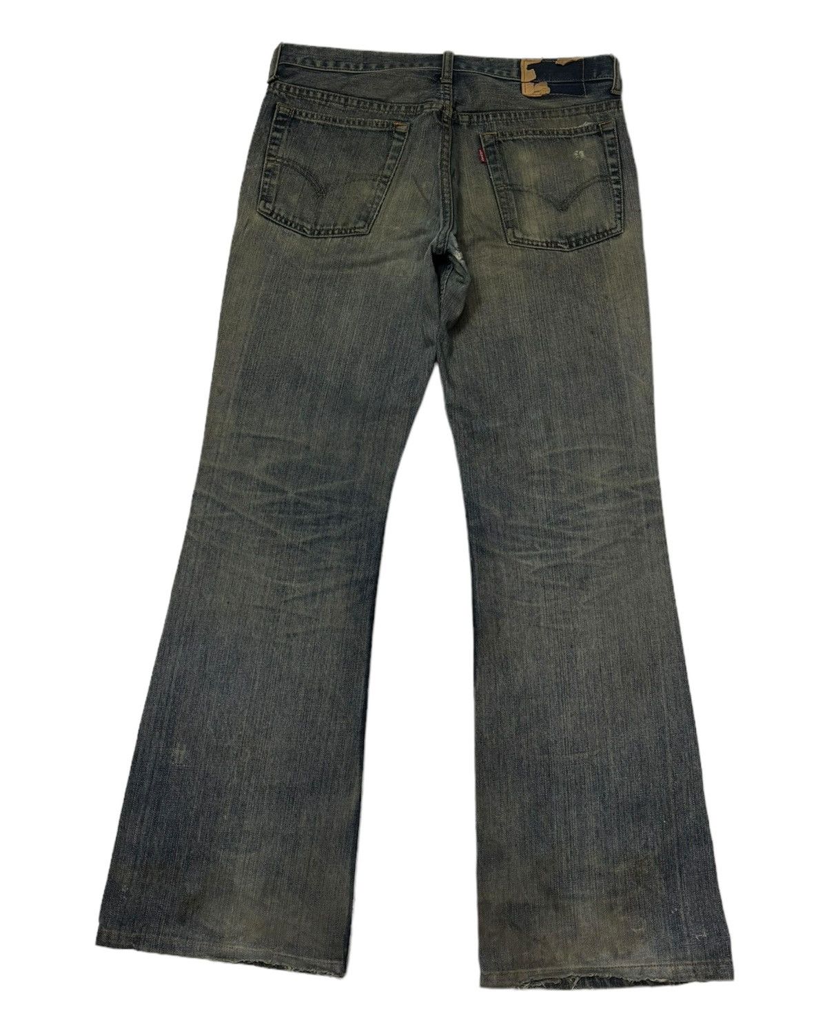If Six Was Nine × Levi's 🔥VTG LEVIS 517 FLARE RUSTY DISTRESSED DENIM FLARED JEANS Size US 32 / EU 48 - 6 Thumbnail