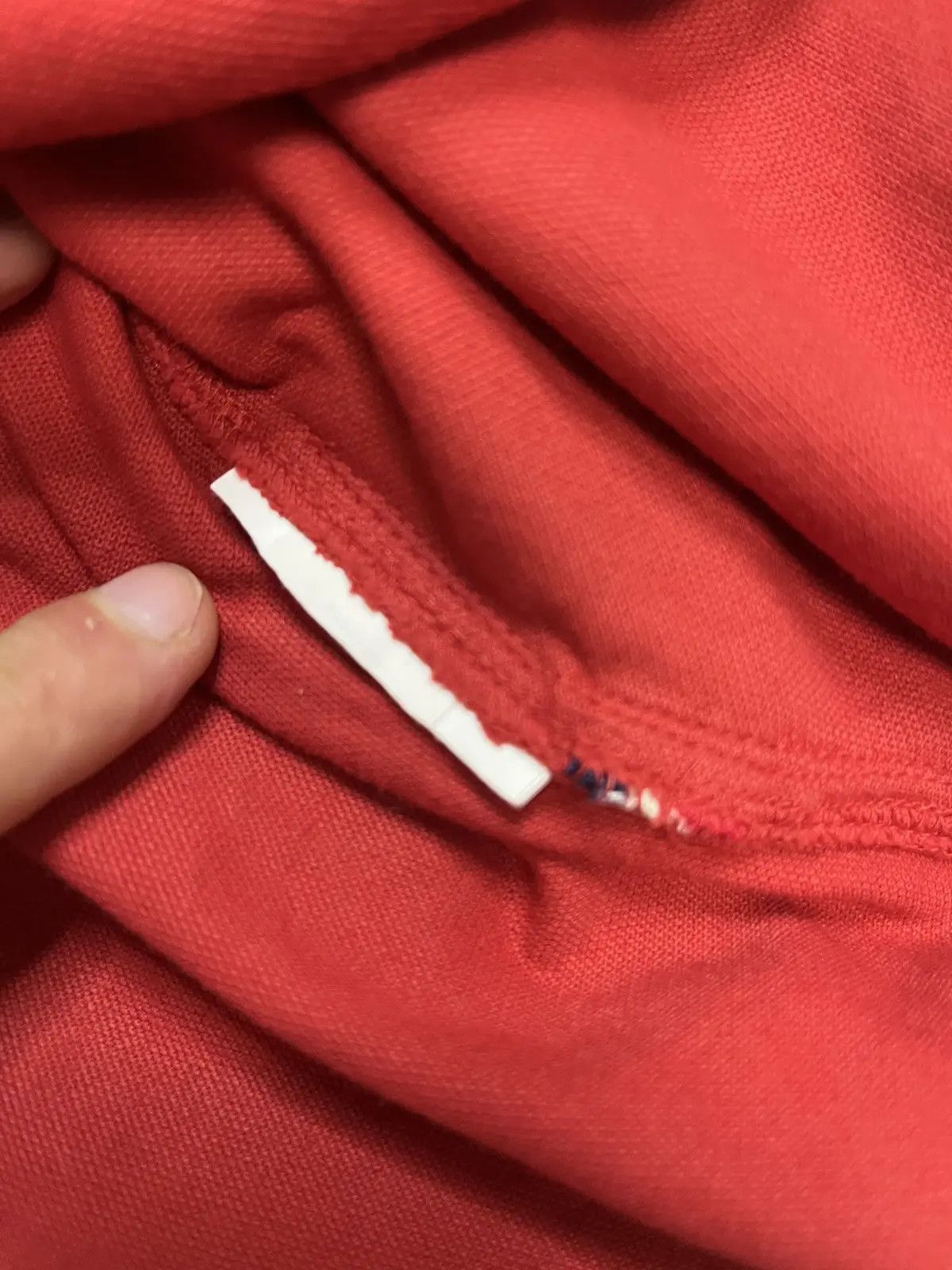Moncler Grenoble Vintage Moncler Grenoble Red Polo Shirt Mario Mele L Size US L / EU 52-54 / 3 - 5 Thumbnail