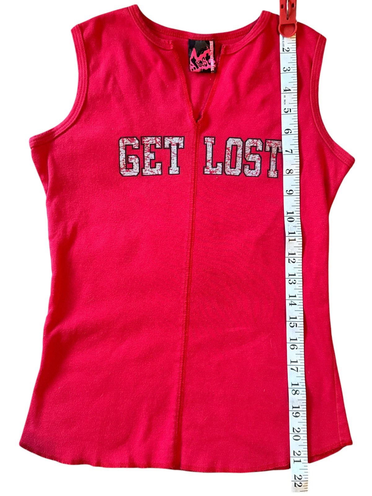 Lost Enterprises RARE Y2K Lost Ent Dysfunctional Doll “Get Lost” Tank Surf Size S / US 4 / IT 40 - 8 Thumbnail