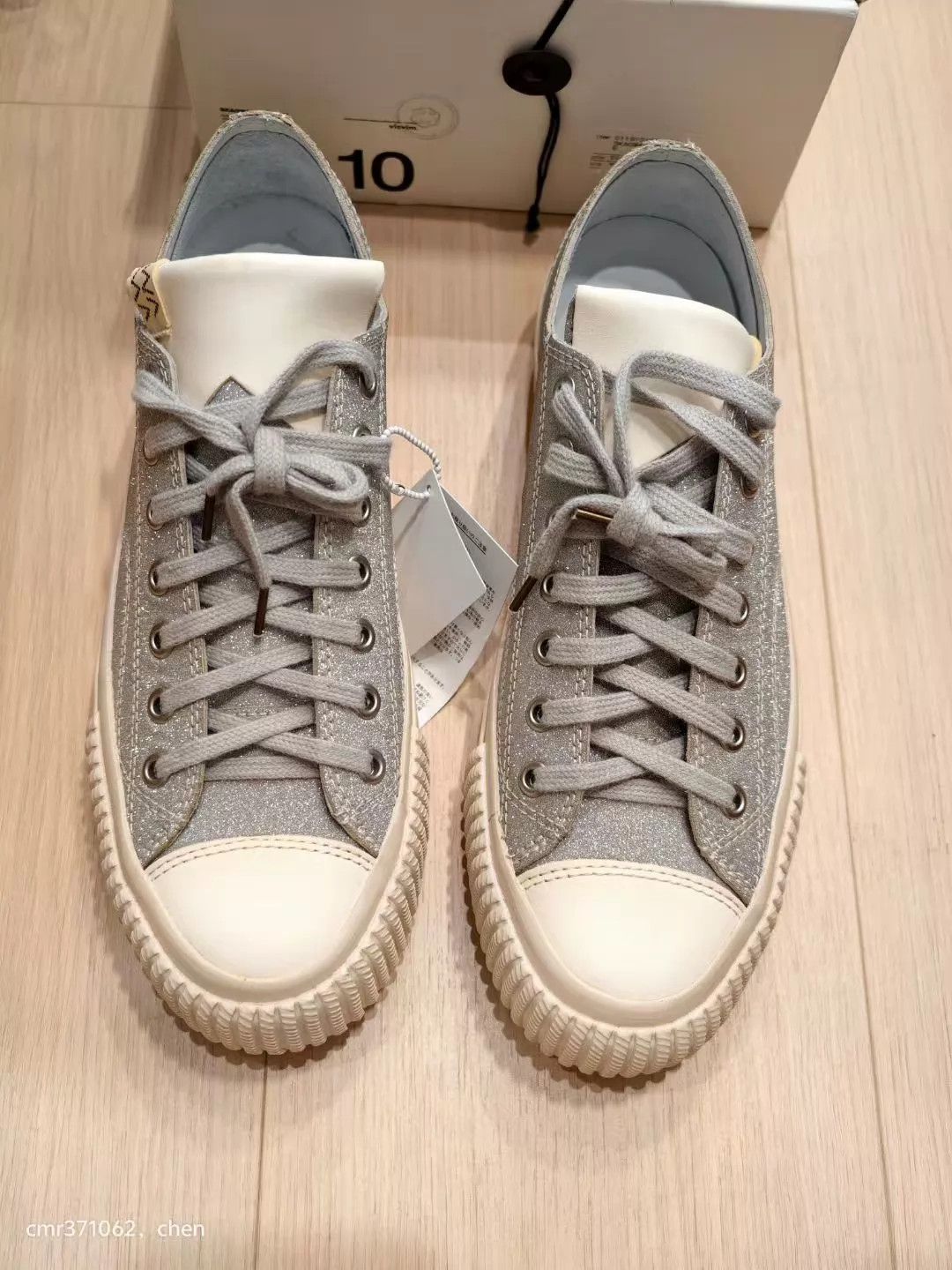 Visvim visvim 19ss skagway lo folie silver glitter 10 Size US 10 / EU 43 - 1 Thumbnail