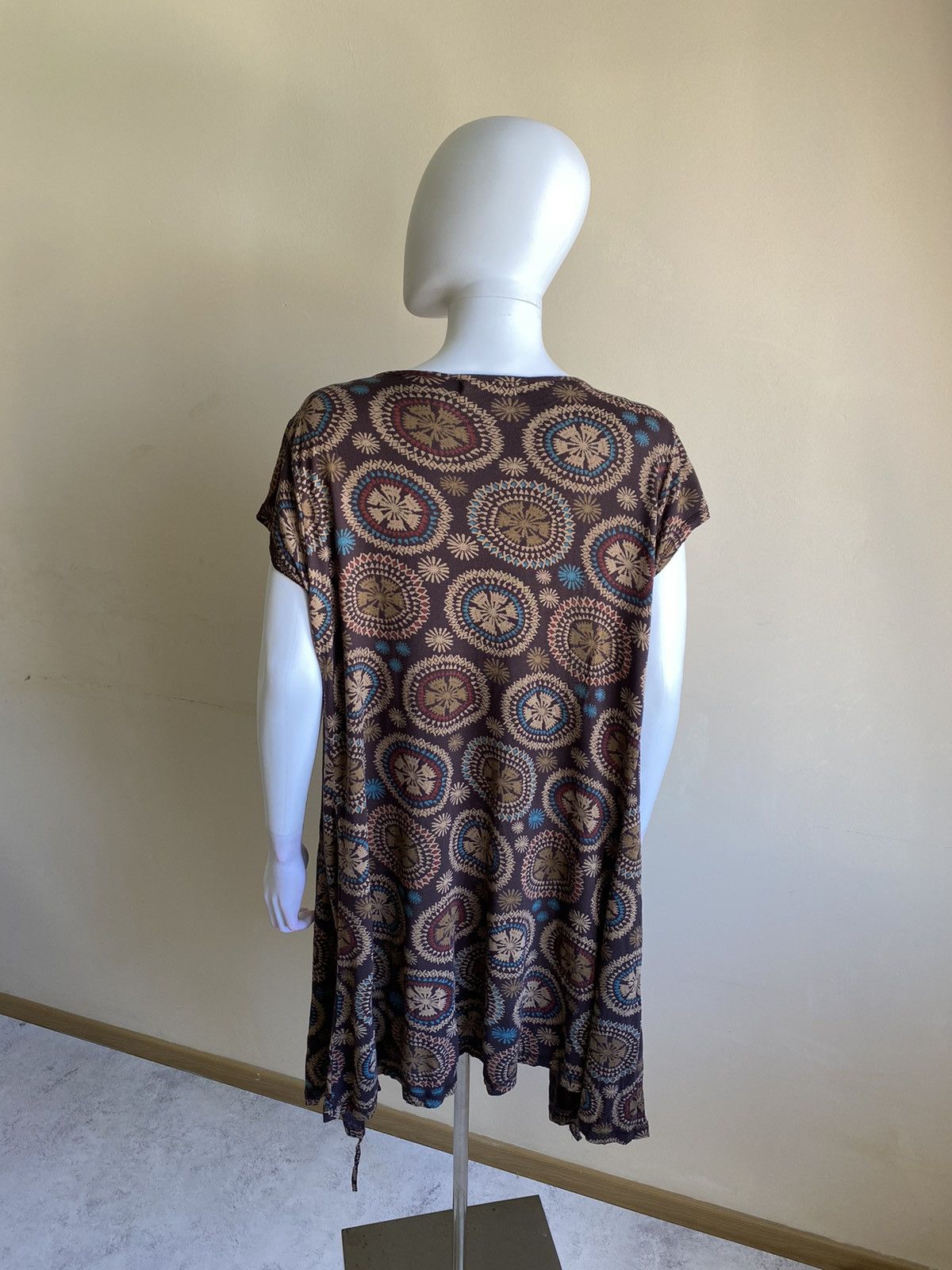Gudrun Sjoden Gudrun Sjoden Floral Short Sleeve Knee Length Wrap Dress Size M / US 6-8 / IT 42-44 - 7 Thumbnail