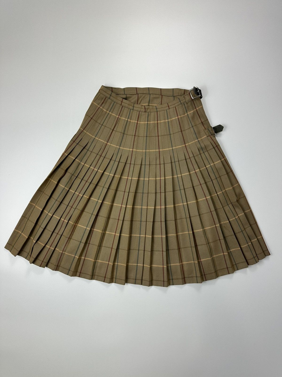 90's Burberrys Vintage Wool Skirt Nova Check