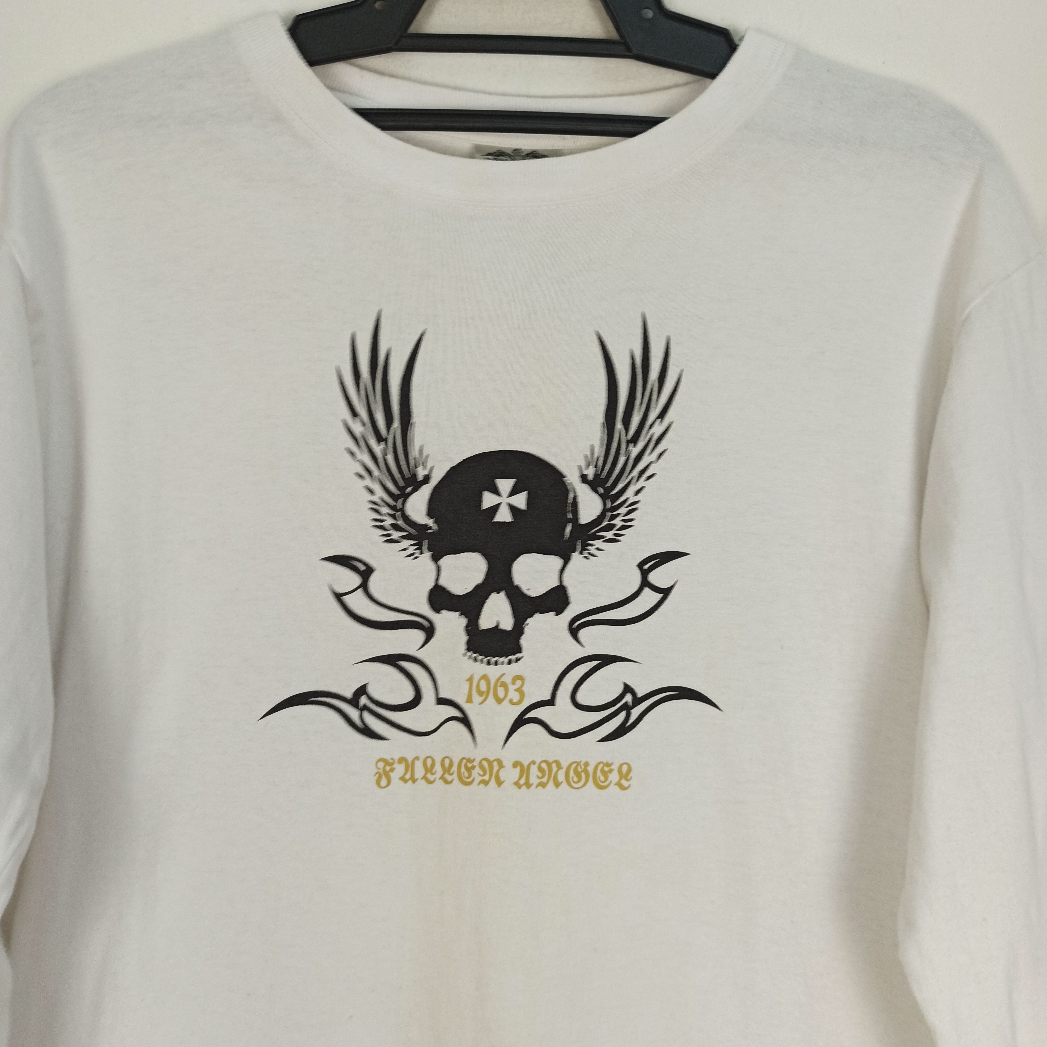 Japanese Brand Vintage Bullet Noise Poem Long Tshirt Skulls/LGB/Kmrii Size US M / EU 48-50 / 2 - 2 Thumbnail