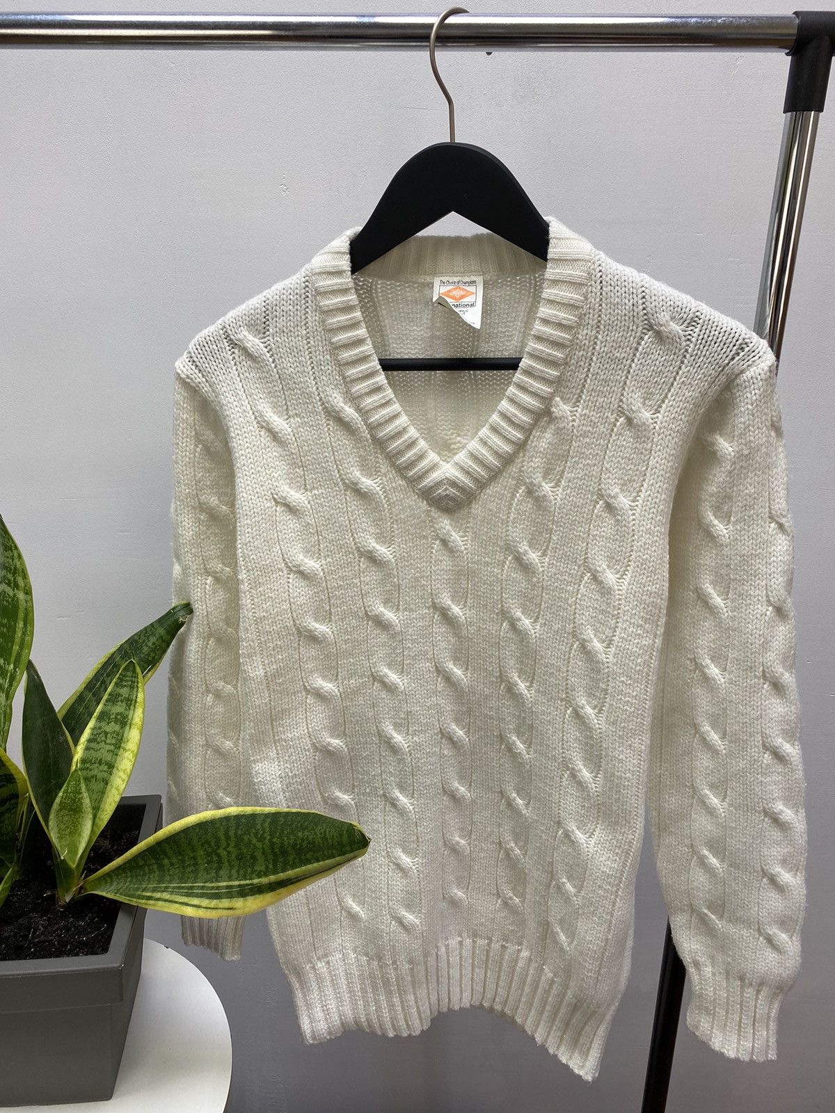 Umbro × Vintage Vintage 70s 80s Umbro Cable Sweater Men’s Sport White M Size US M / EU 48-50 / 2 - 4 Thumbnail