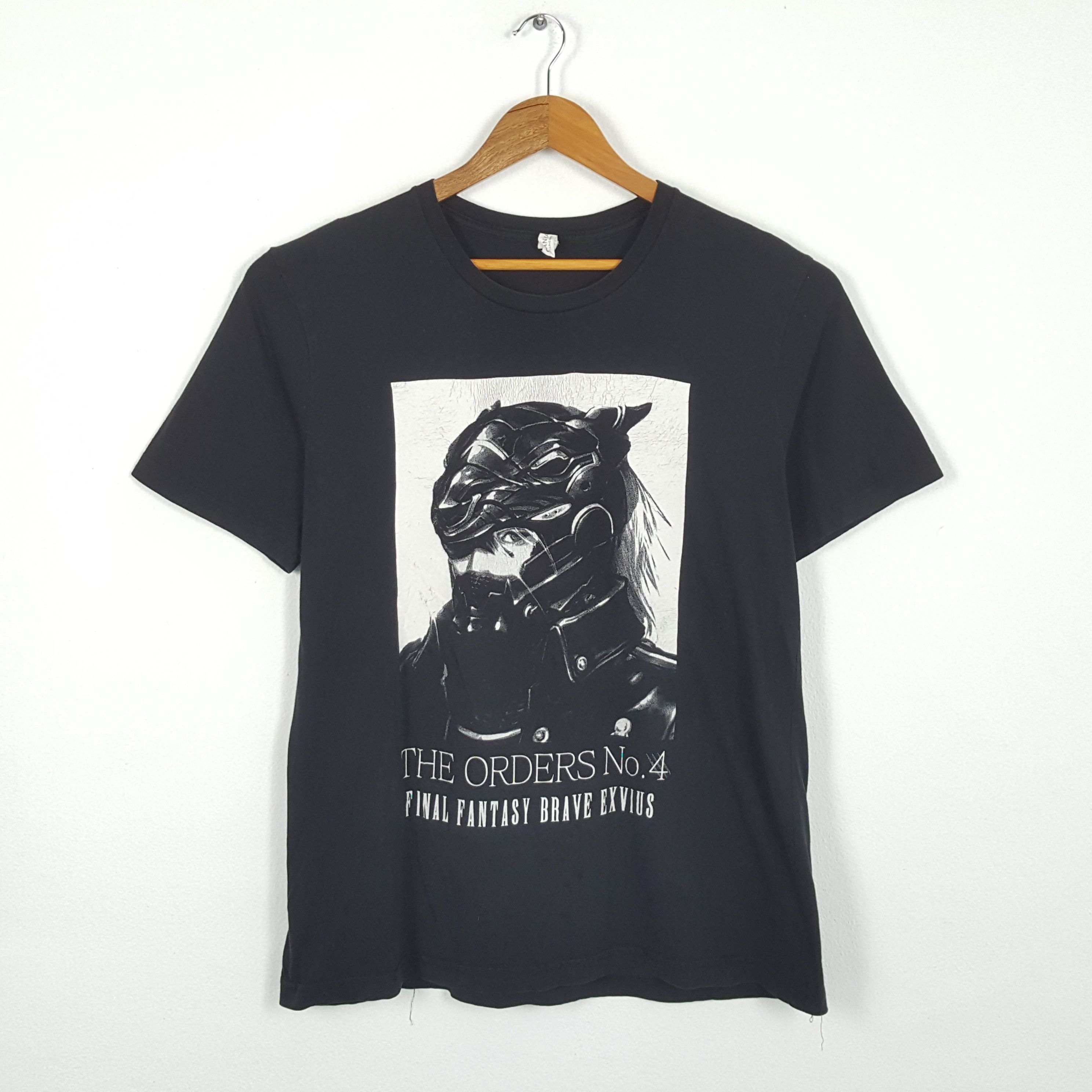 image of Vintage Final Fantasy Japanese Playstation Games T-Shirts in Black, Men's (Size Large)