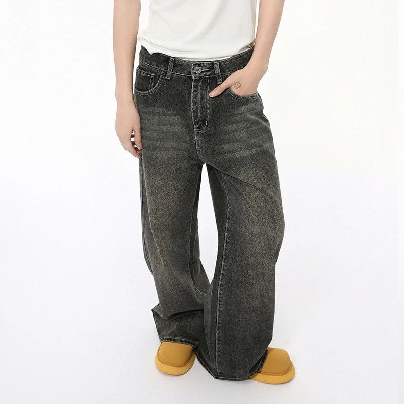 Jean × Vintage Pockets Autumn Casual Jeans Size US 32 / EU 48 - 2 Thumbnail
