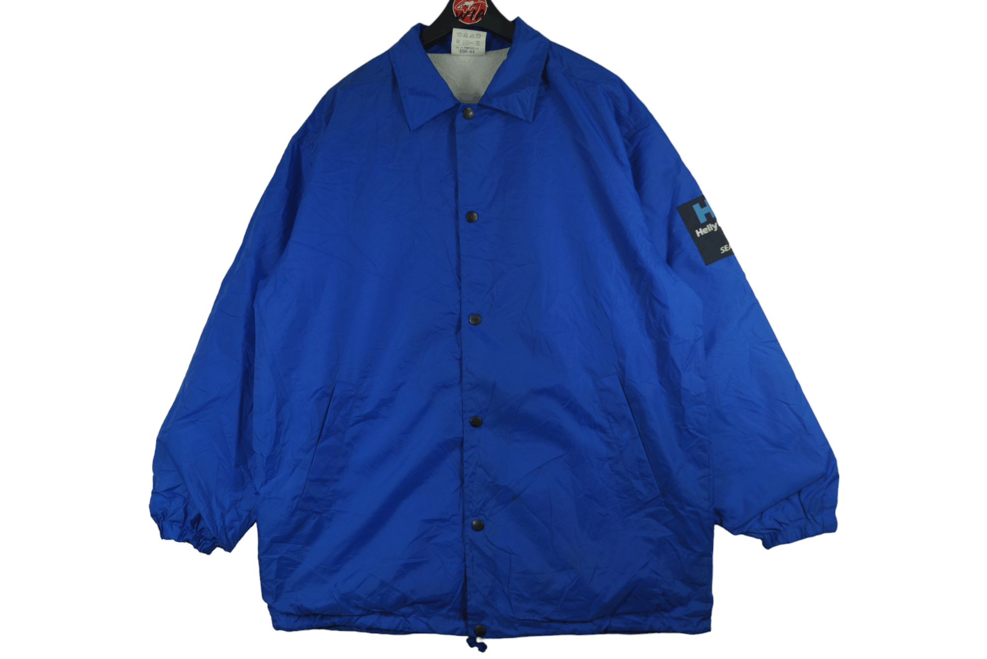 Vintage Helly Hansen Windbreaker Sea Life Jacket Button