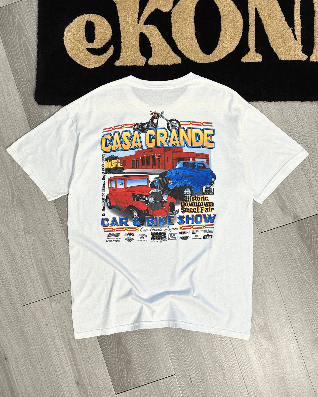 Vintage 2012 Casa Grande Arizona Car & Bike Show T-Shirt - Large Size US L / EU 52-54 / 3 - 1 Thumbnail