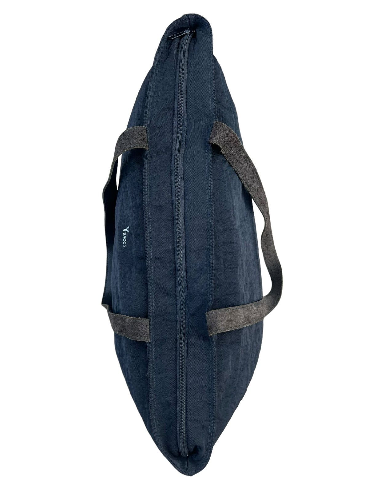 Yohji Yamamoto Vintage 80s 90s Yohji Yamamoto Y’saccs Black Large Tote Bag Size ONE SIZE - 17 Thumbnail