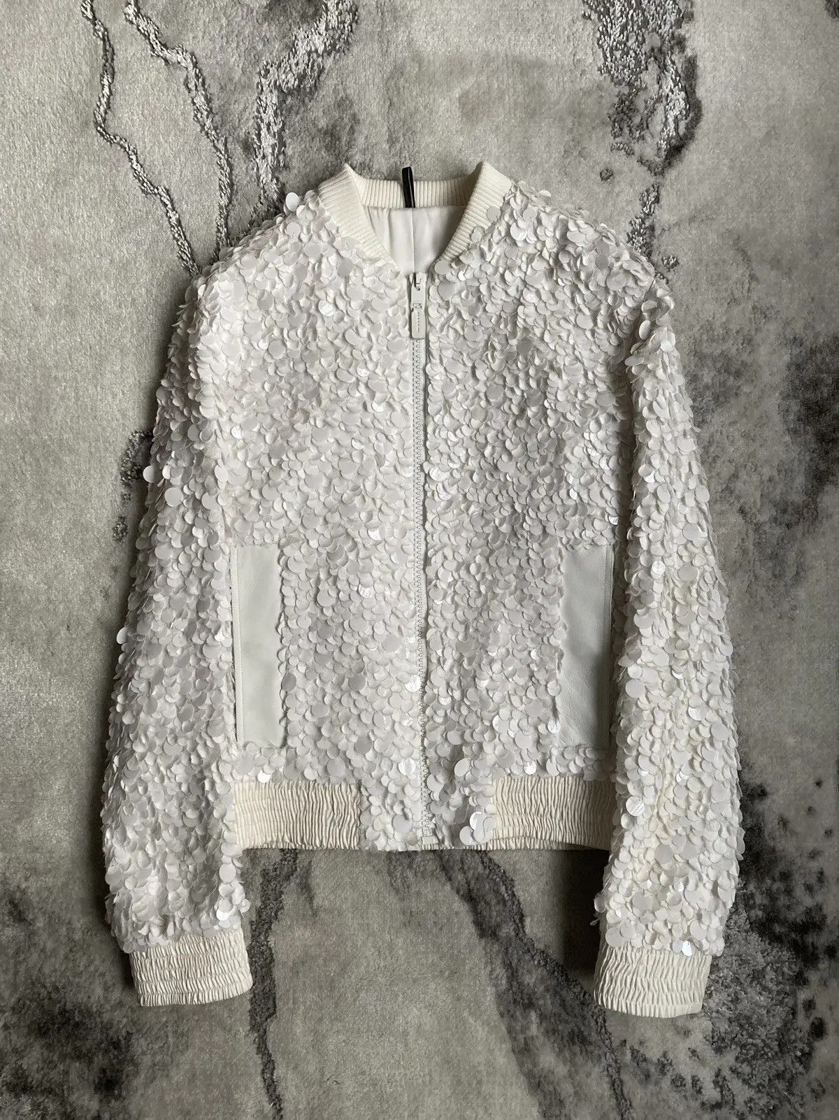 Dior Dior by Hedi Slimane Paillette Embellished Bomber Size US M / EU 48-50 / 2 - 1 Thumbnail
