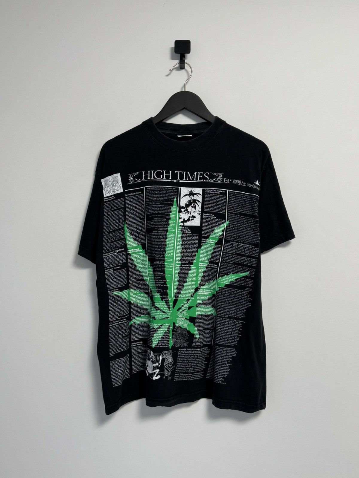 Band Tees High Times Magazine T-shirt Weed Marijuana Tee Cannabis Size US XL / EU 56 / 4 - 1 Thumbnail