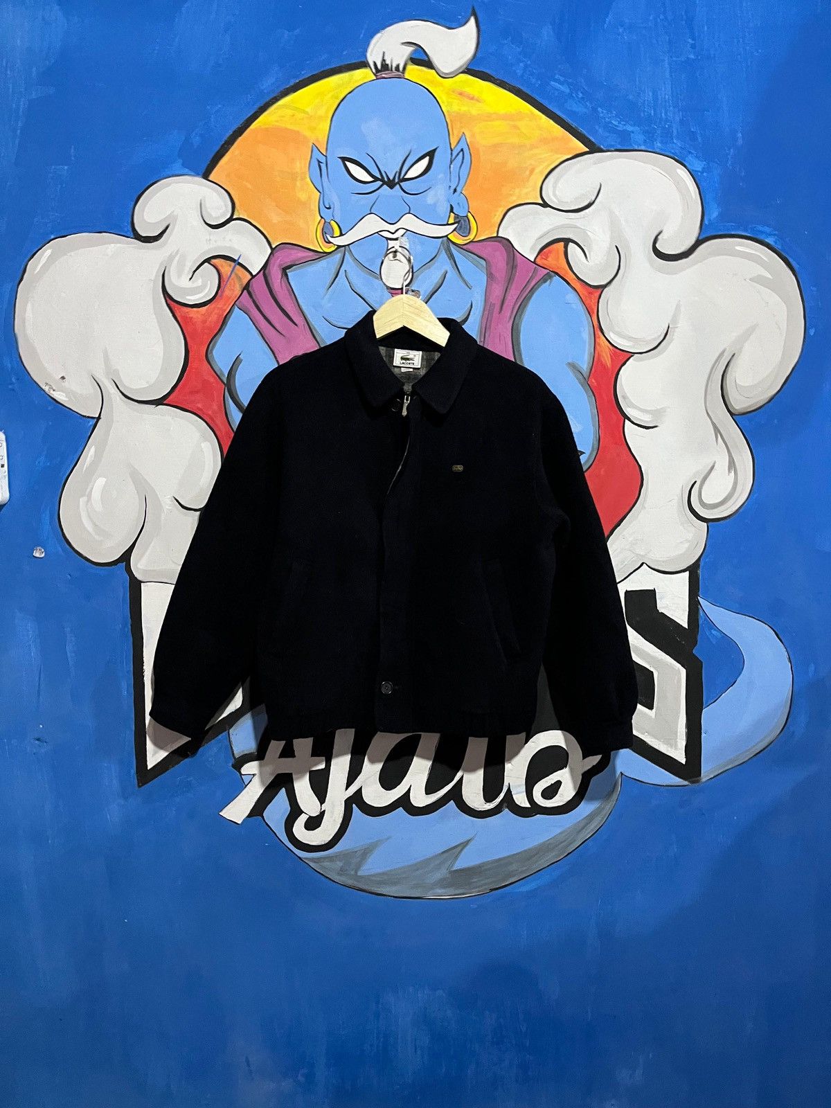 Lacoste Very rare work jacket woll lacoste vintage Size US M / EU 48-50 / 2 - 1 Thumbnail