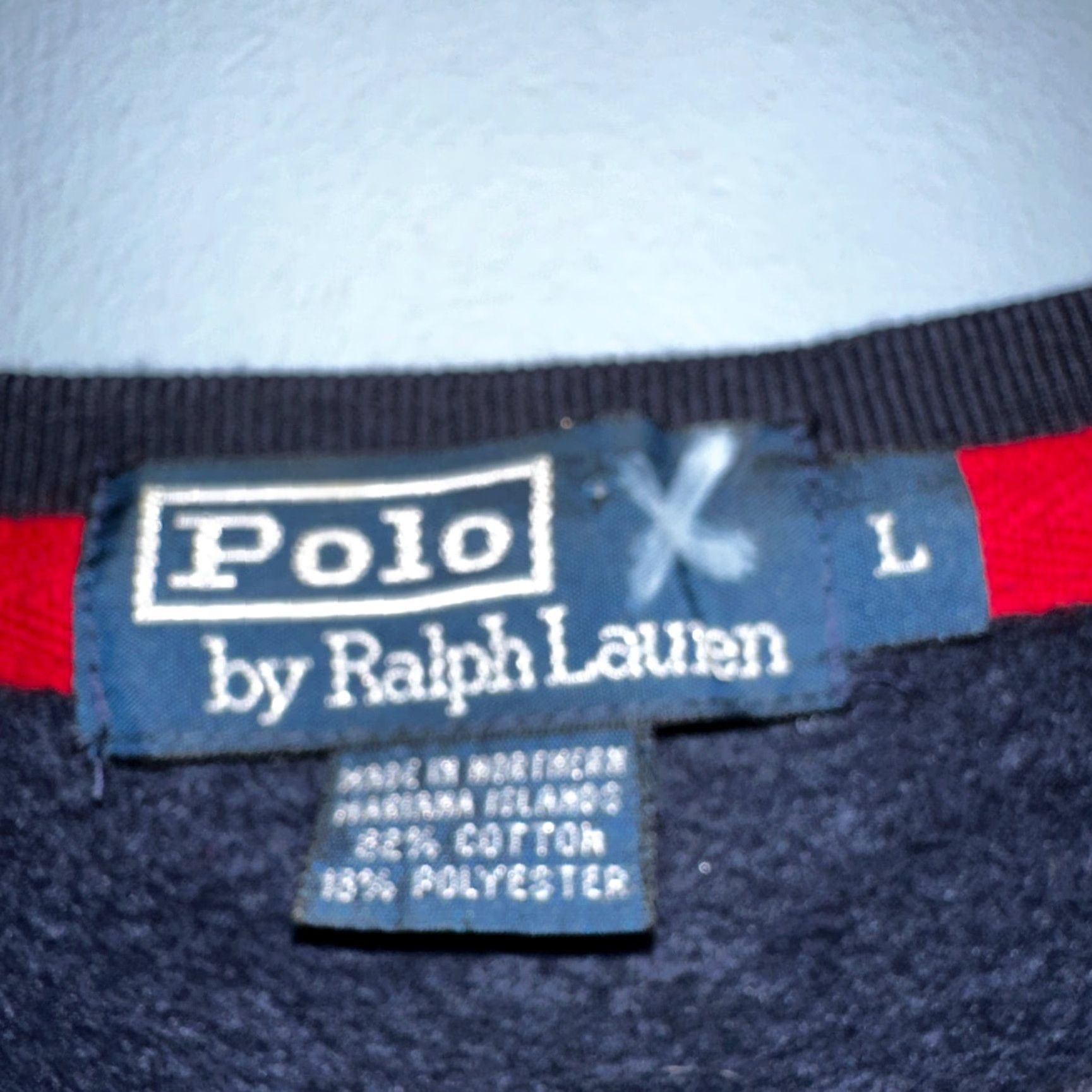 Polo Ralph Lauren VINTAGE Polo Ralph Lauren Sweatshirt Men L Blue Crewneck 90s Pony Embroidered Pullover Shirt Size US L / EU 52-54 / 3 - 3 Thumbnail
