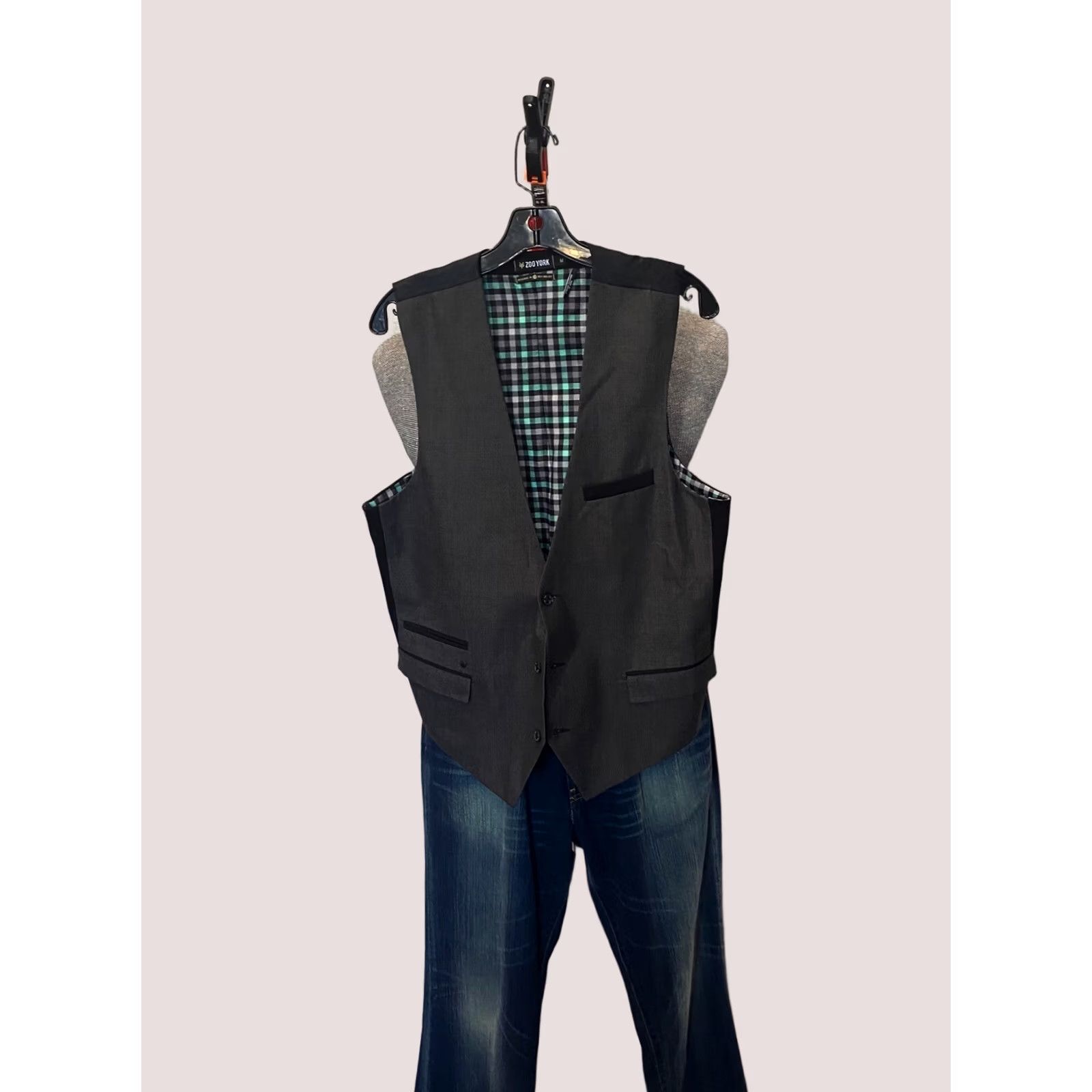 Zoo York Zoo York Vest Medium M Mens Button Up Vest Sharp Color Size US M / EU 48-50 / 2 - 1 Thumbnail