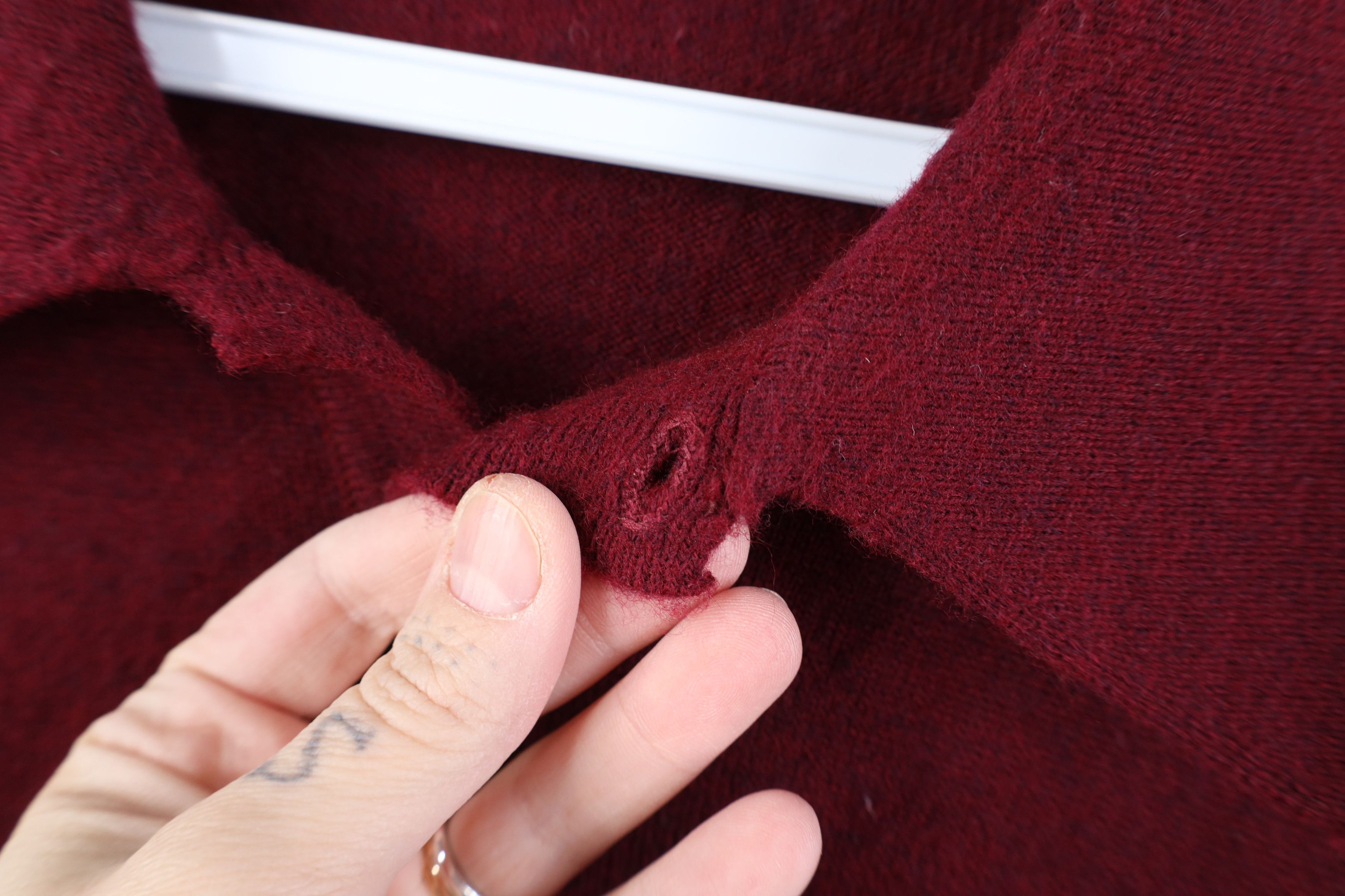 Vintage Vintage 70s Streetwear Wool Blend Knit Collared Sweater USA Size US M / EU 48-50 / 2 - 5 Thumbnail