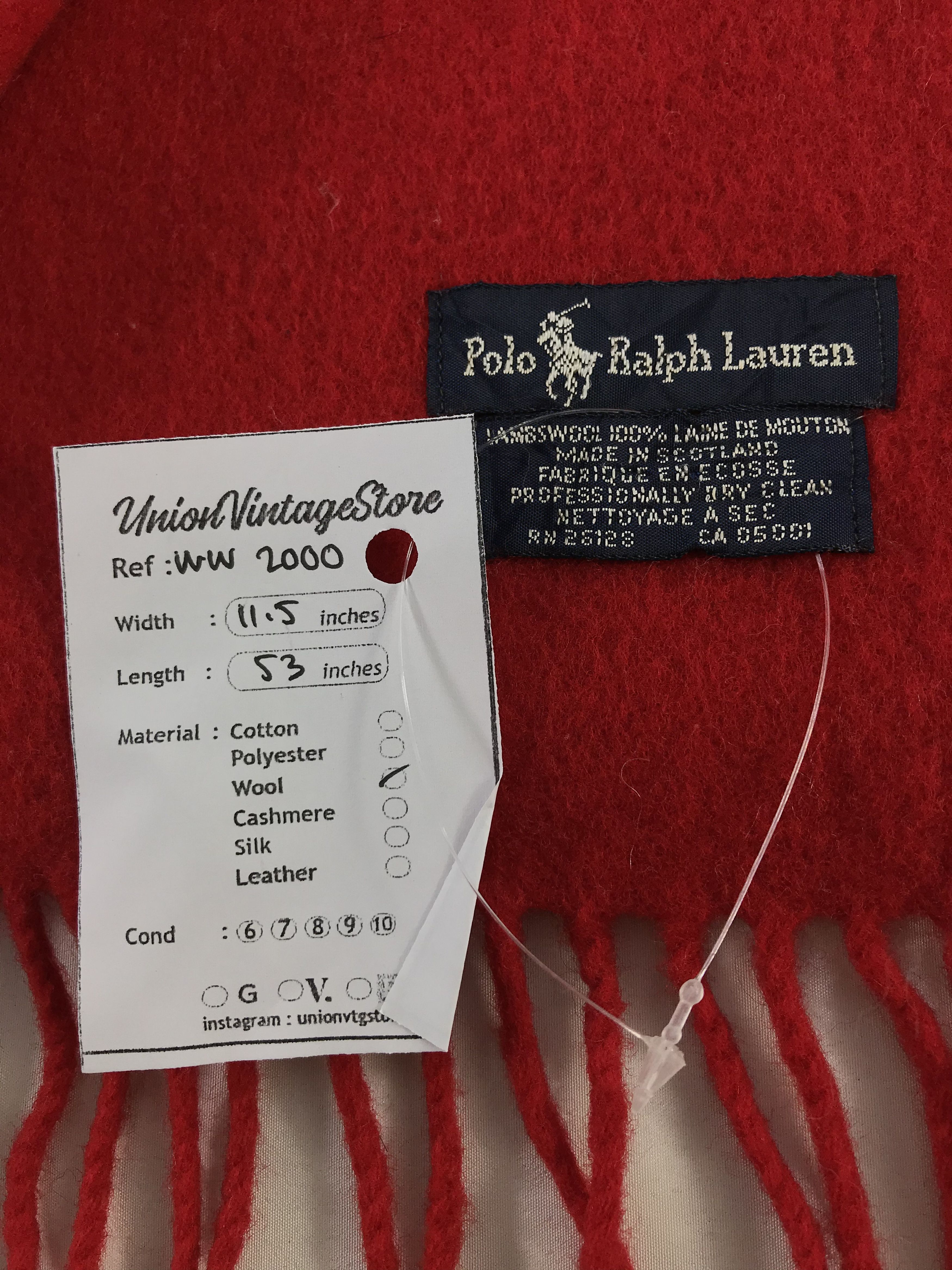 Polo Ralph Lauren Polo Ralph Lauren Scarf / Muffler / Neckwear - WW2000 Size ONE SIZE - 5 Thumbnail