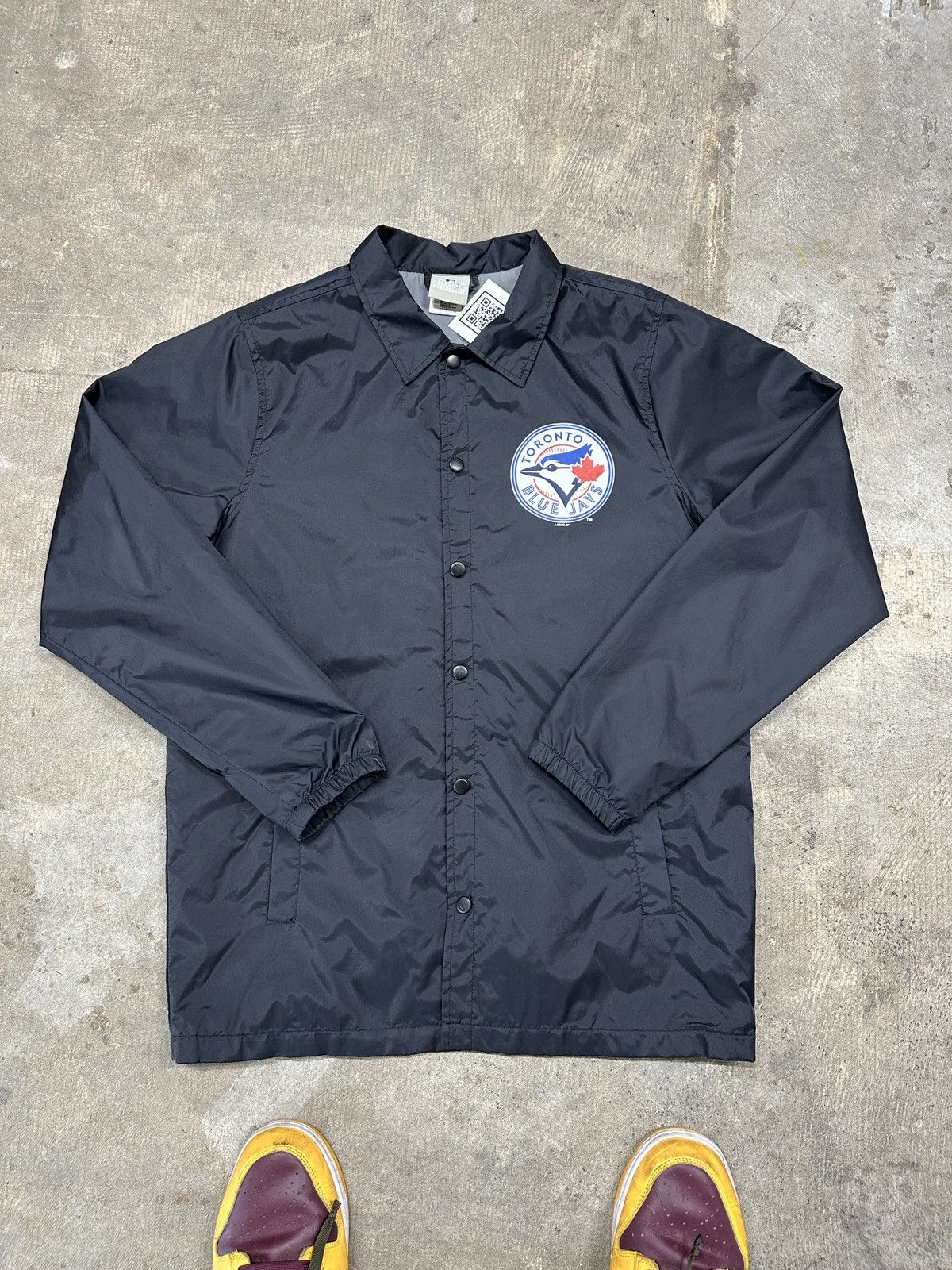 MLB × Vintage Vintage Y2K Toronto Bluejays Coach Windbreaker Jacket Size US S / EU 44-46 / 1 - 1 Thumbnail