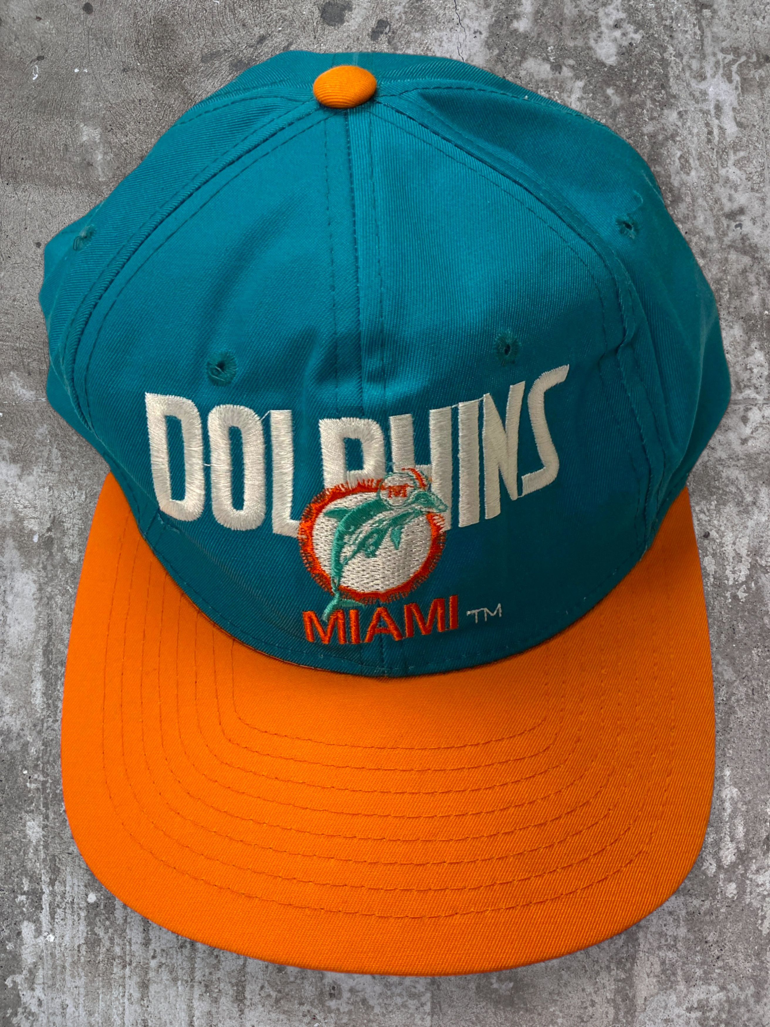 NFL 1993 MIAMI DOLPHINS VERY RARE CAP - № 4174 Size ONE SIZE - 1 Thumbnail