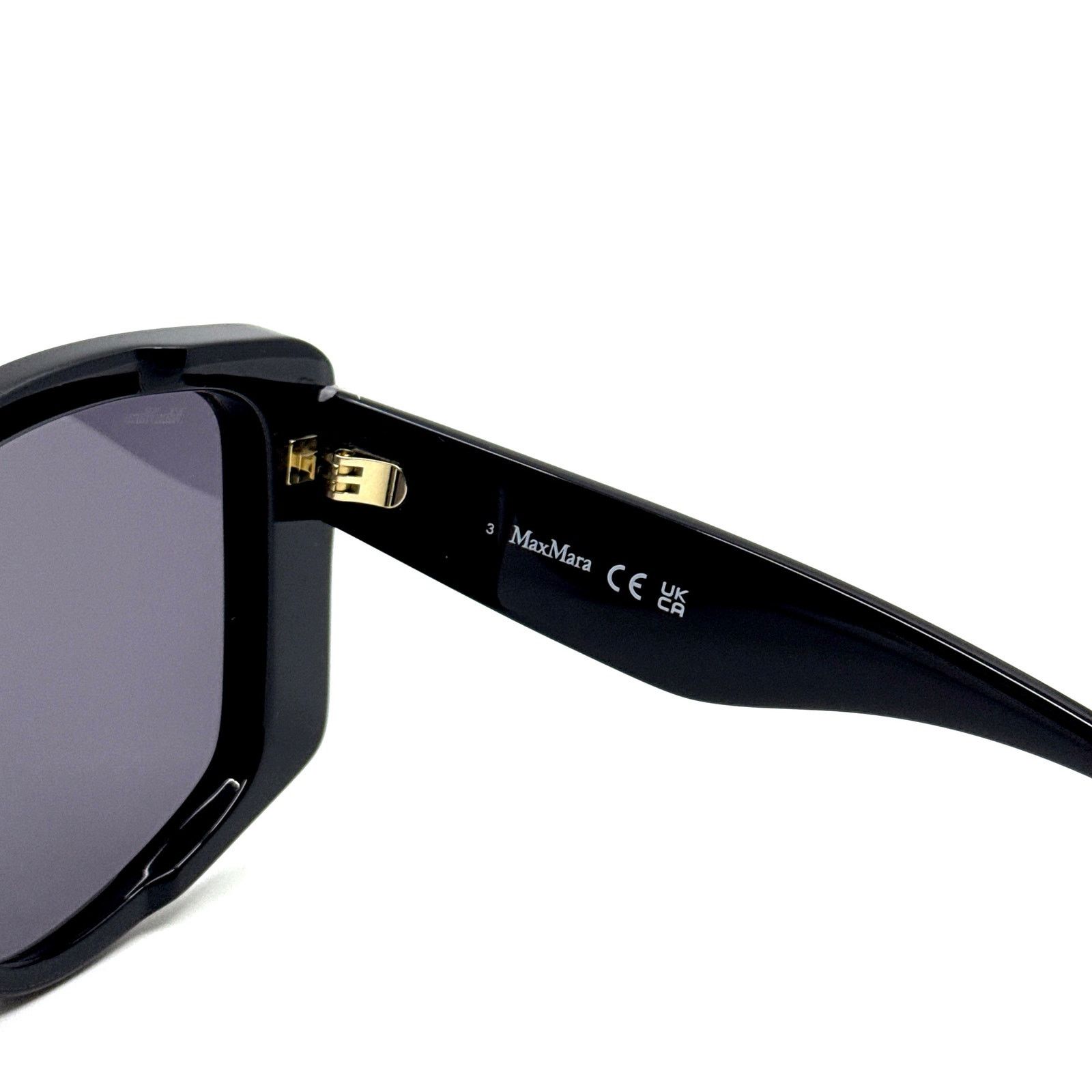 Max Mara New, MAXMARA Sunglasses Glimpse6 MM0098 01A Authentic Size ONE SIZE - 9 Thumbnail