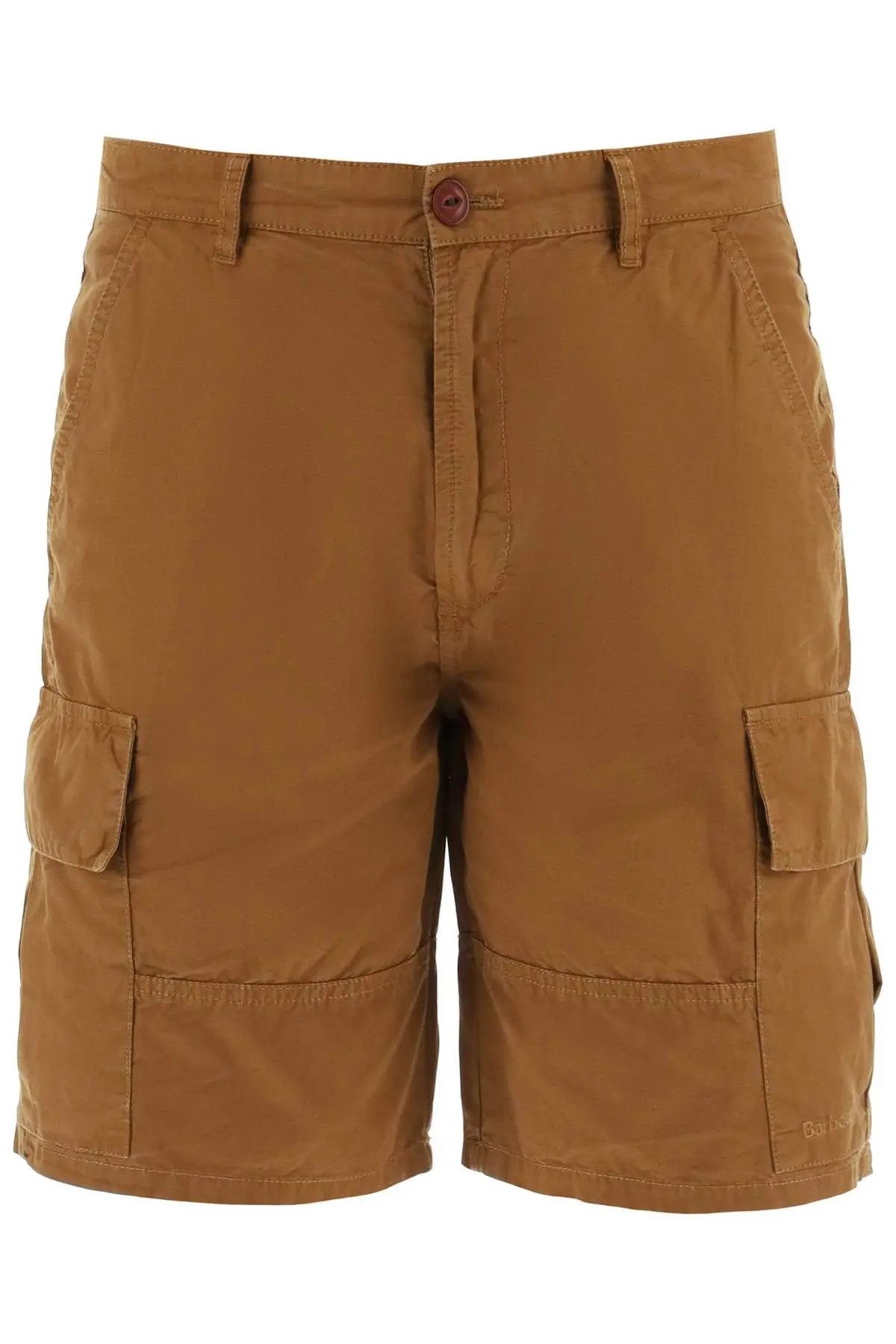 image of Barbour O1S22I1N0224 Cargo Shorts In Brown, Men's (Size 38)