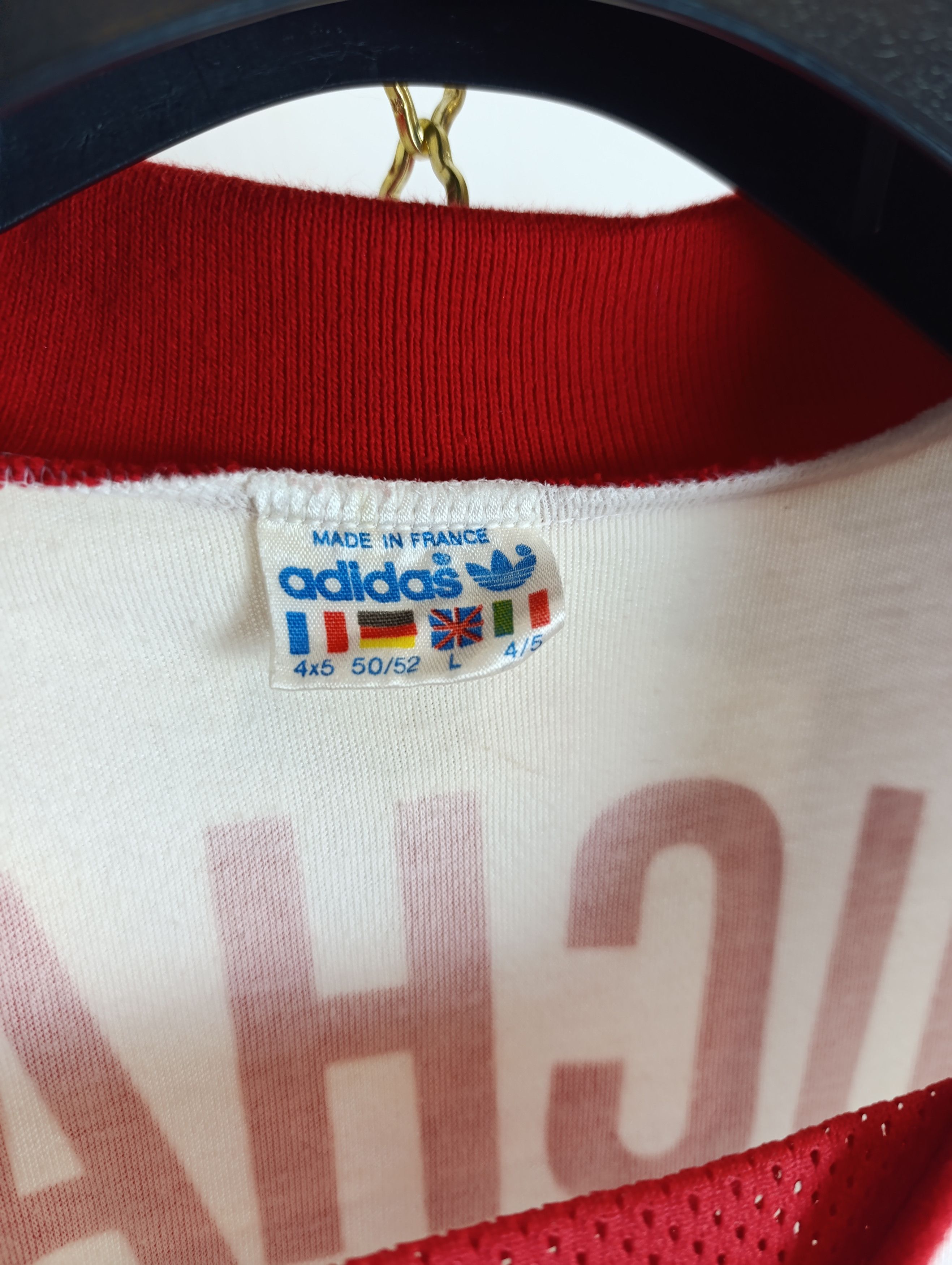 Adidas ADIDAS VENTEX VINTAGE NEUCHATEL WHITE 1988/1990 SHIRT #14 Size US L / EU 52-54 / 3 - 5 Thumbnail