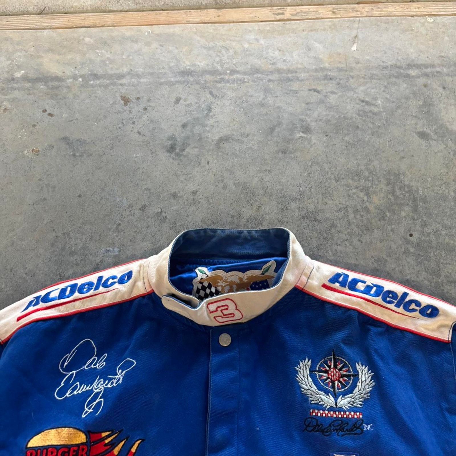 Jeff Hamilton × NASCAR × Vintage 90s Jeff Hamilton Dale Earnhardt NASCAR Jacket Size US L / EU 52-54 / 3 - 4 Thumbnail