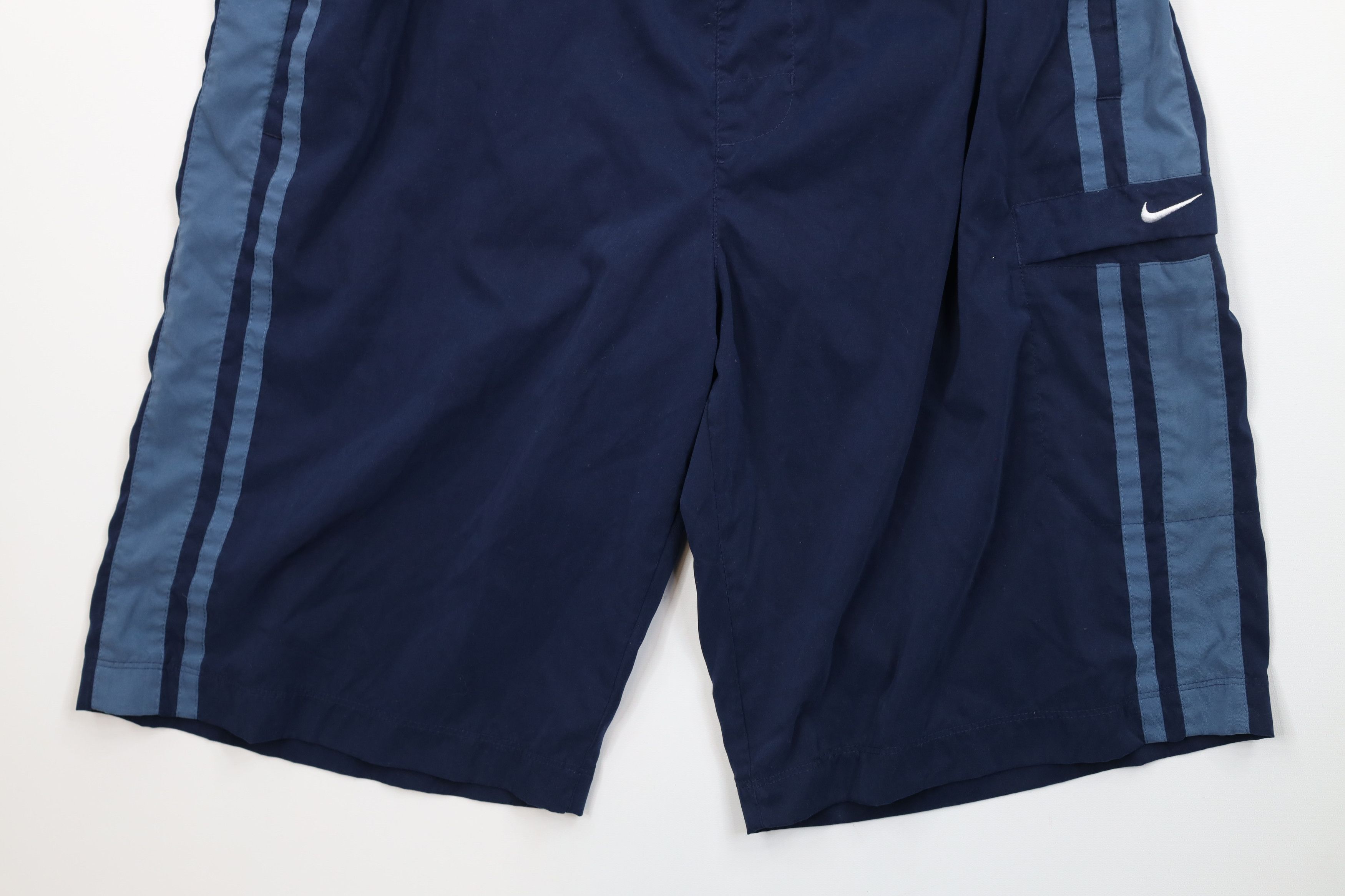 Nike Vintage Nike Block Travis Scott Mini Swoosh Lined Shorts Size US 34 / EU 50 - 4 Thumbnail