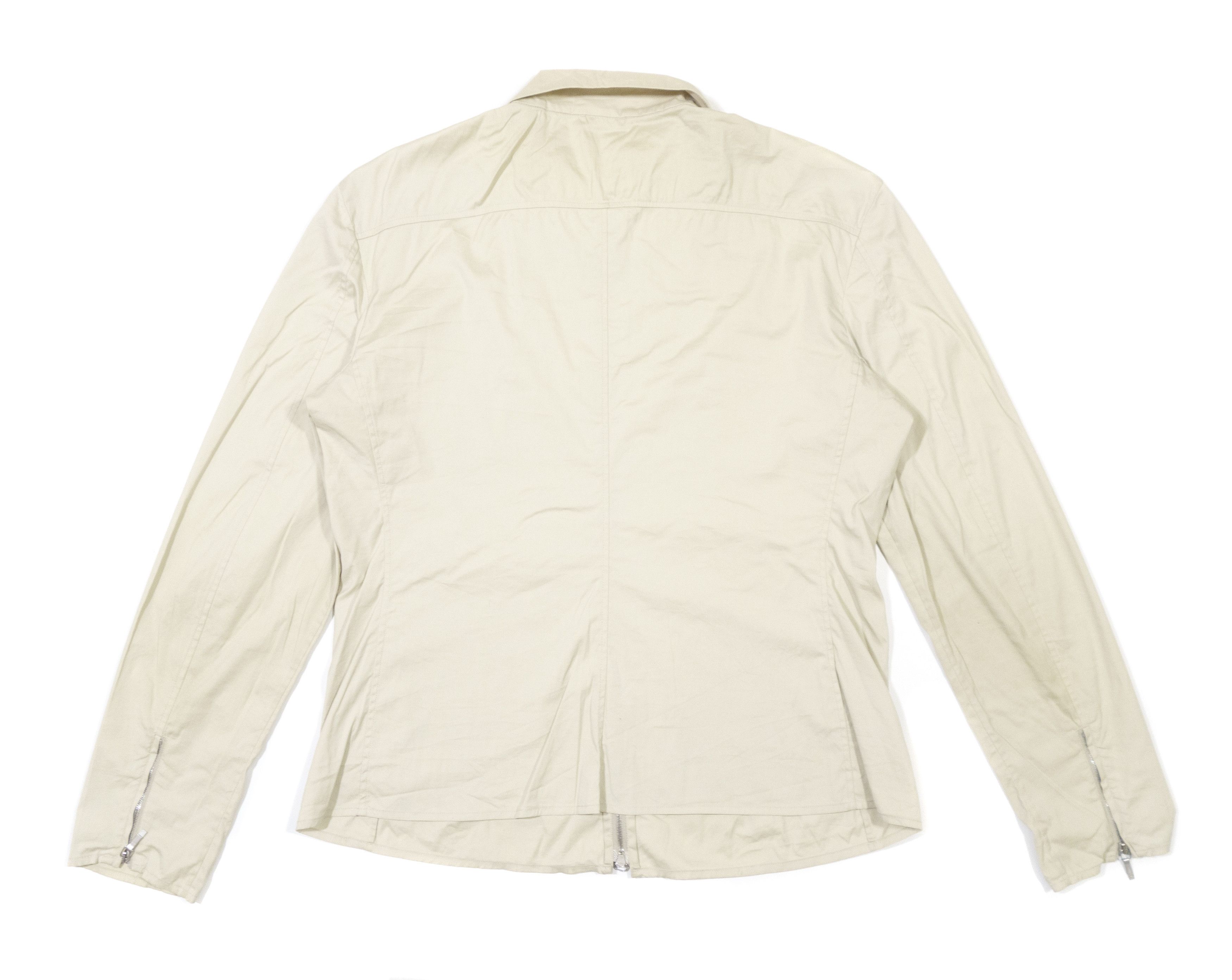 Jil Sander 90S Cotton Nylon Oversize Zip Shirt Vintage Size XL / US 12-14 / IT 48-50 - 2 Thumbnail