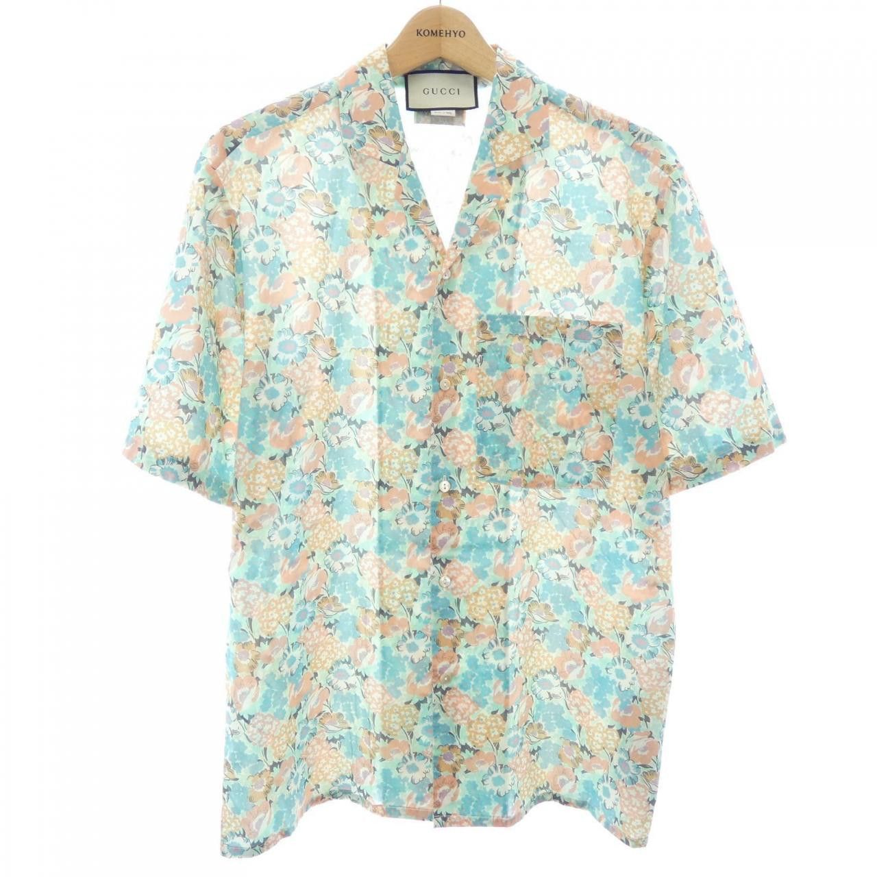 Gucci Gucci Gucci LIBERTY LONDON Short Sleeve Shirt Textile Tops 636408ZAFKU DUTY FREE for USA Size ONE SIZE - 1 Thumbnail