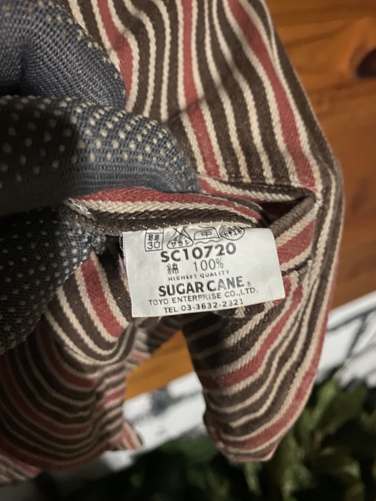 Sugar Cane Vintage-Style Sugar Cane & Co. Striped Work Jacket – SC07720 Size US S / EU 44-46 / 1 - 10 Thumbnail
